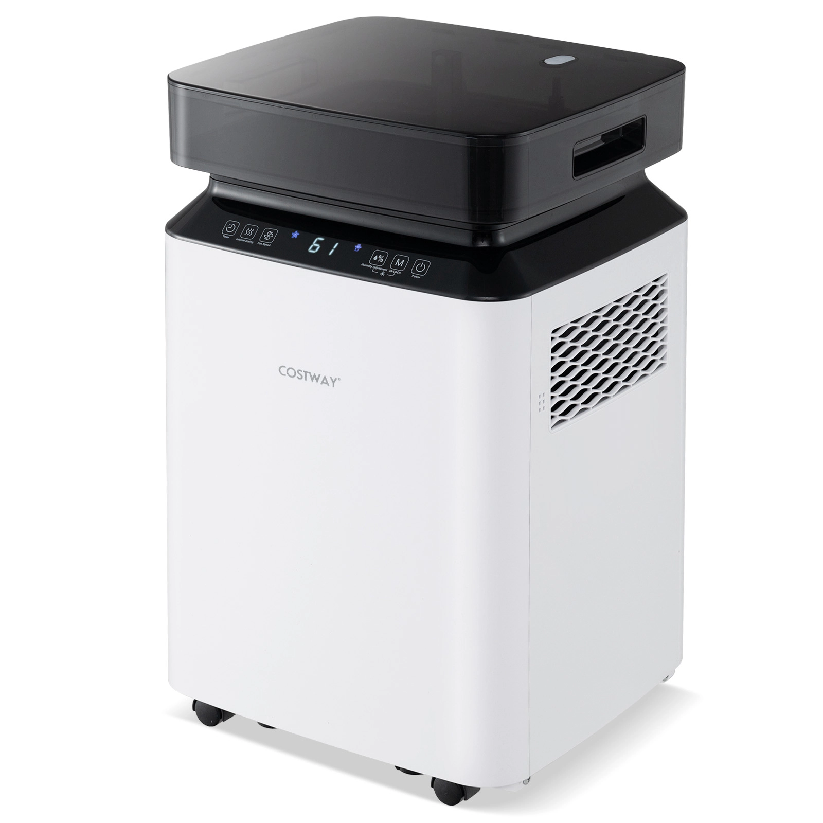 LJG 70/90 Pint 4500/6000 Sq. Ft Dehumidifier with Continuous and Auto Mode