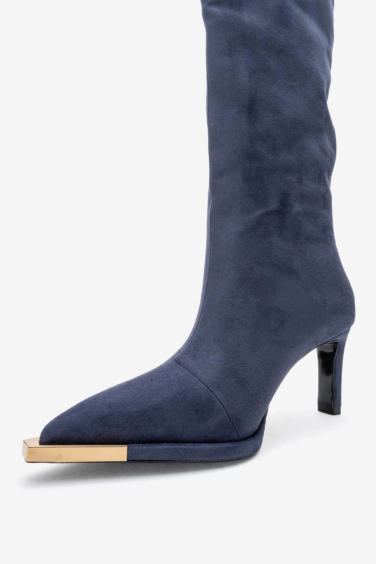Prologue Shoes Womens Lexa Pointed Toe Knee High Boot