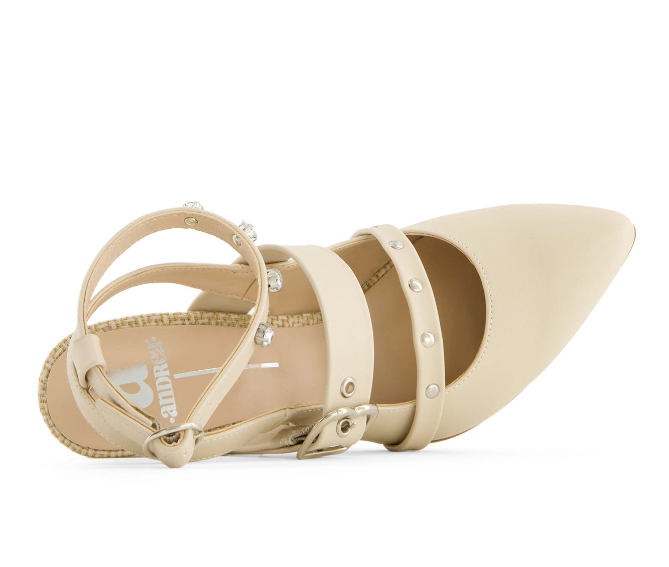 Andrea Womens Ankle Strap Stilettos