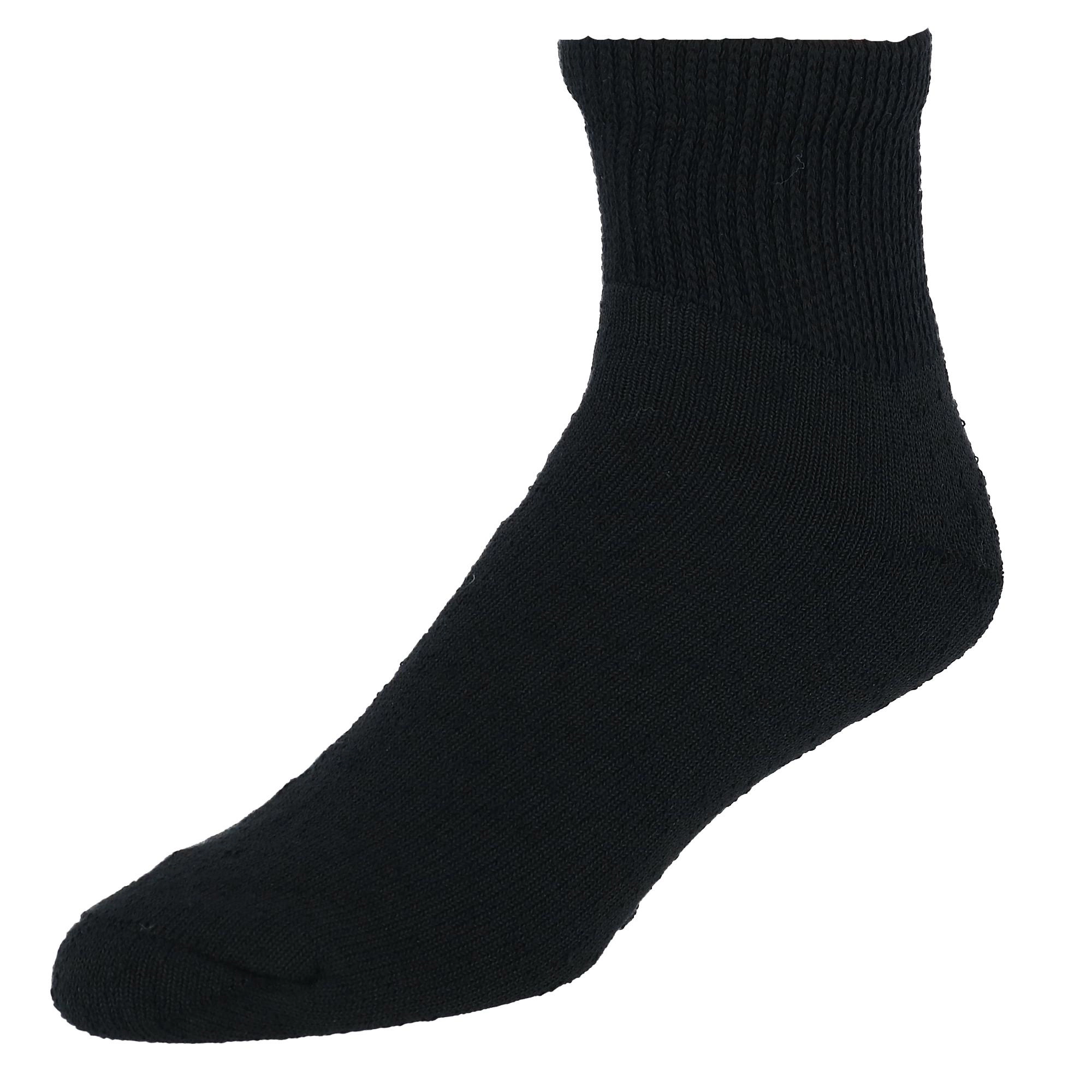 CTM Men's Big and Tall Ankle Socks (3 Pair Pack)