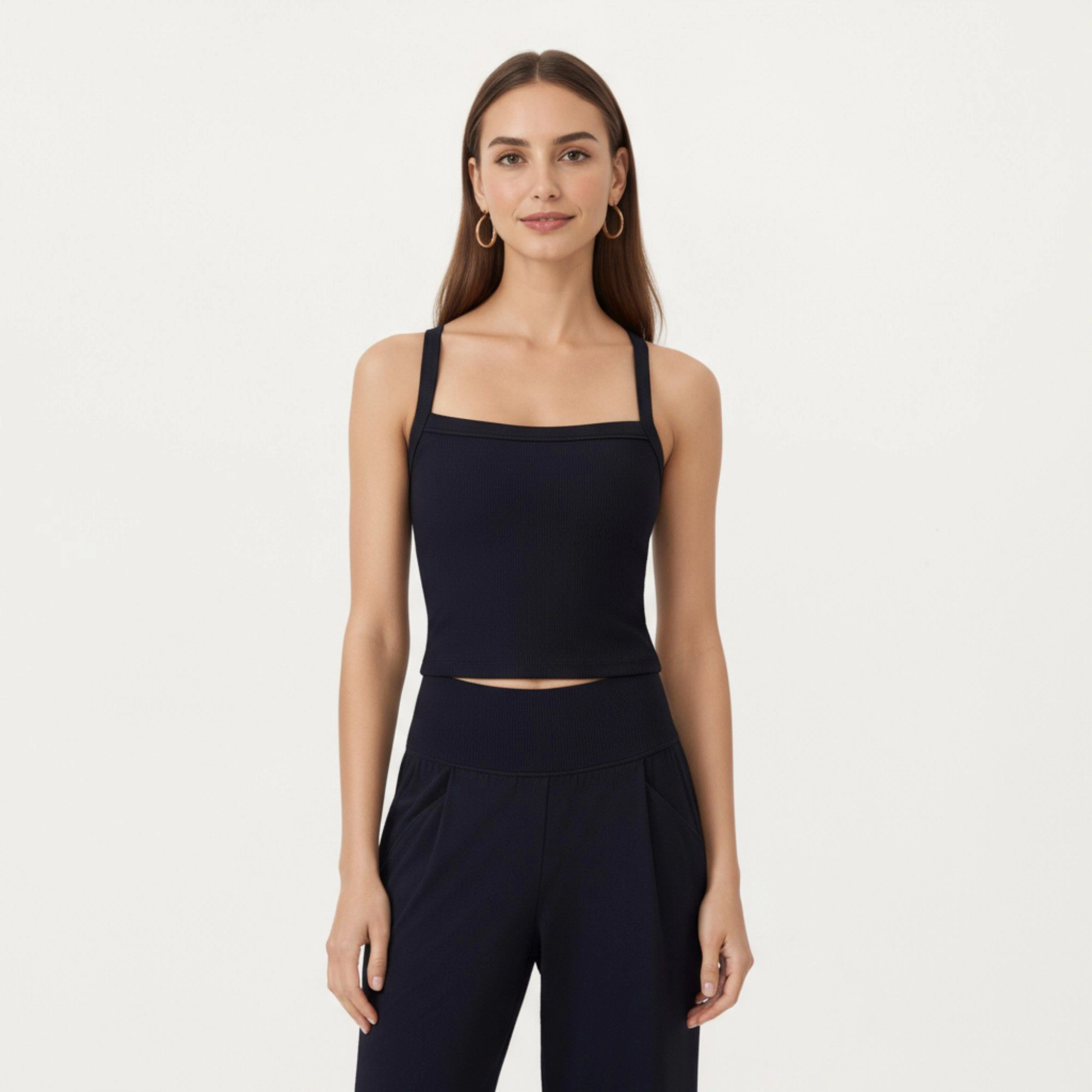 Anna-Kaci Women's High-Waist Wide-Leg Sweatpants with Side Pockets and Smooth Stretch Fabric