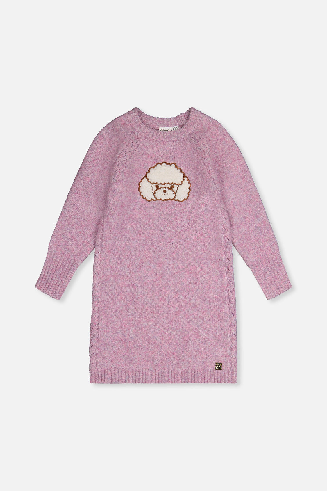 Deux par Girls Poodle Knit Dress