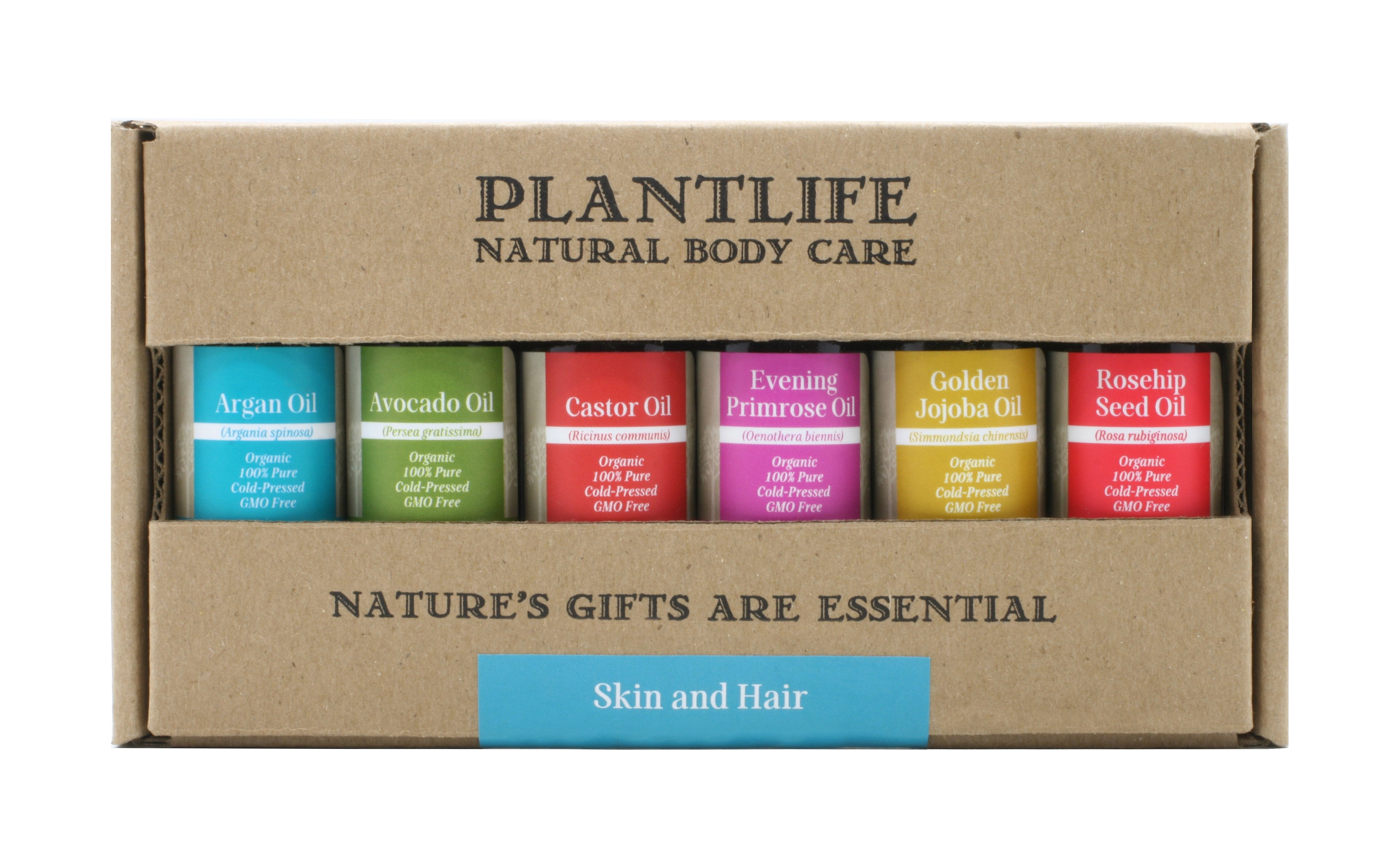 Plantlife Best Carrier Oils for Skin and Hair Set