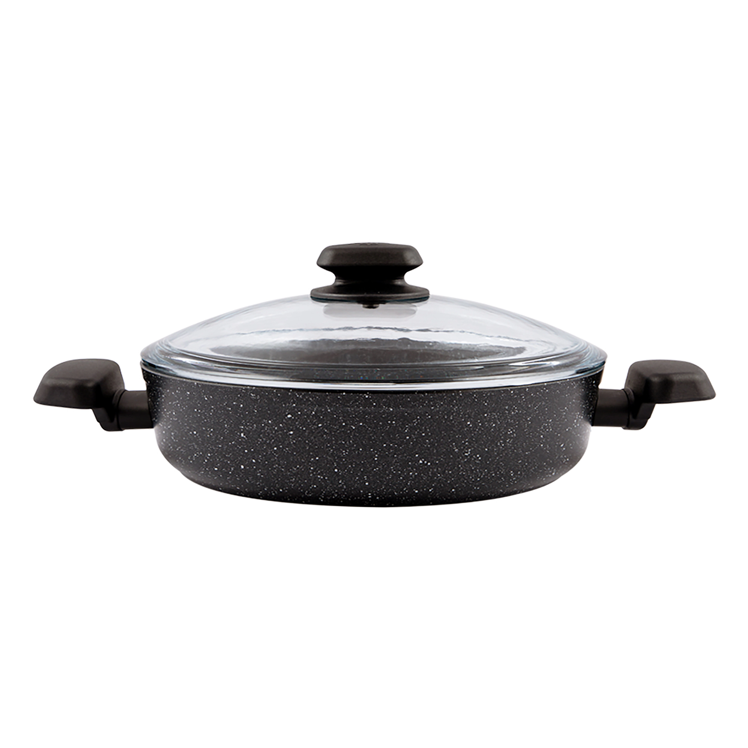 Korkmaz Ornella 2 Piece 4 Liter Aluminum Nonstick Low Casserole Dish with Lid