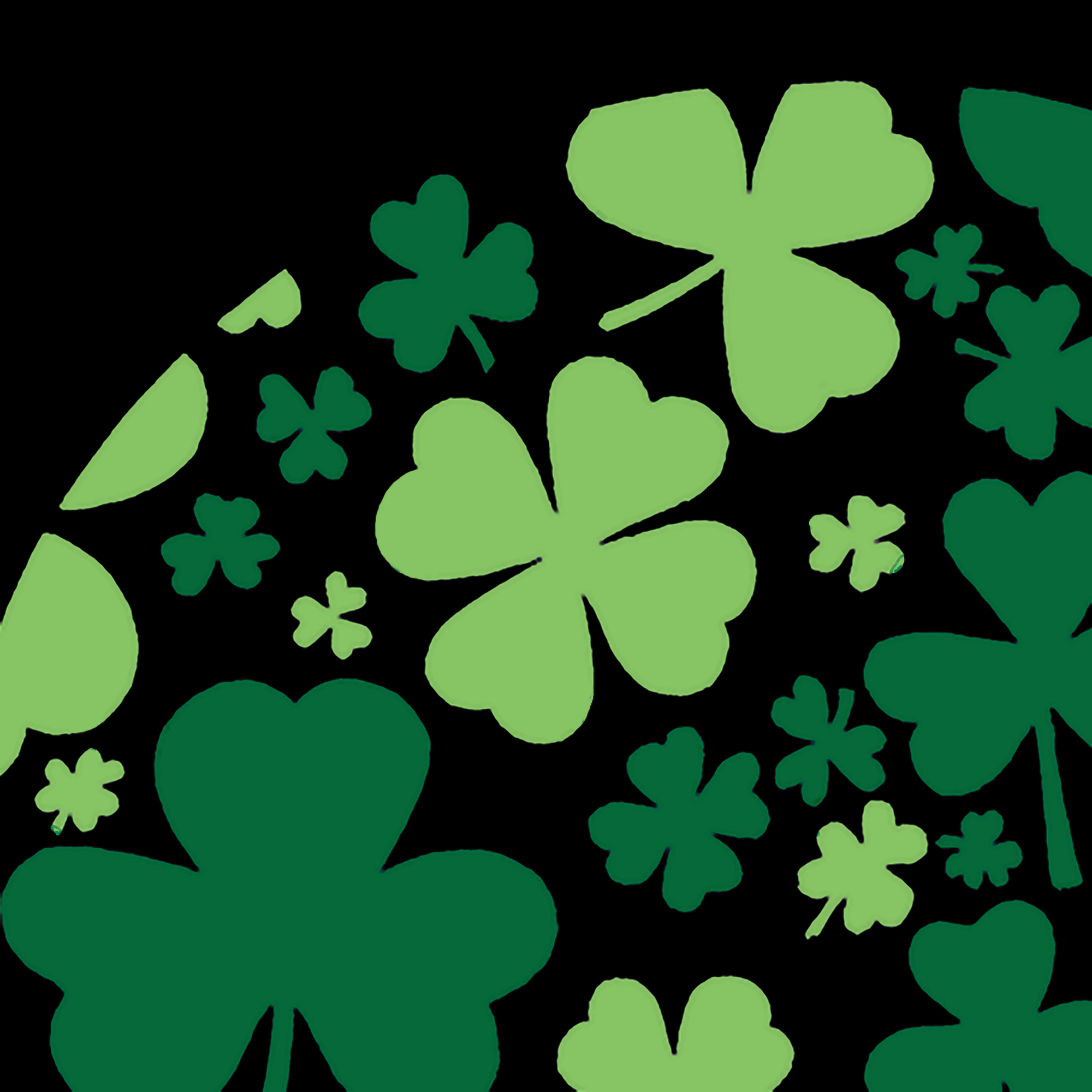 LA Pop Art Men's Clover Heart Graphic T-Shirt - 100% Cotton