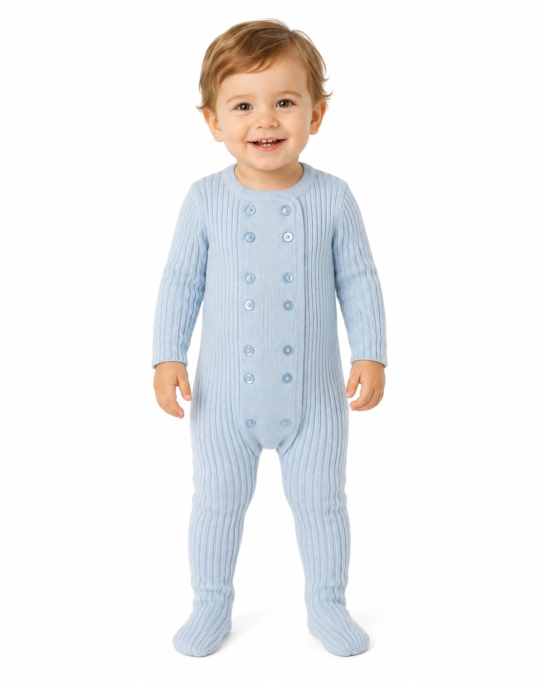 MeMoi Baby and Toddler Sweater Rib Footie