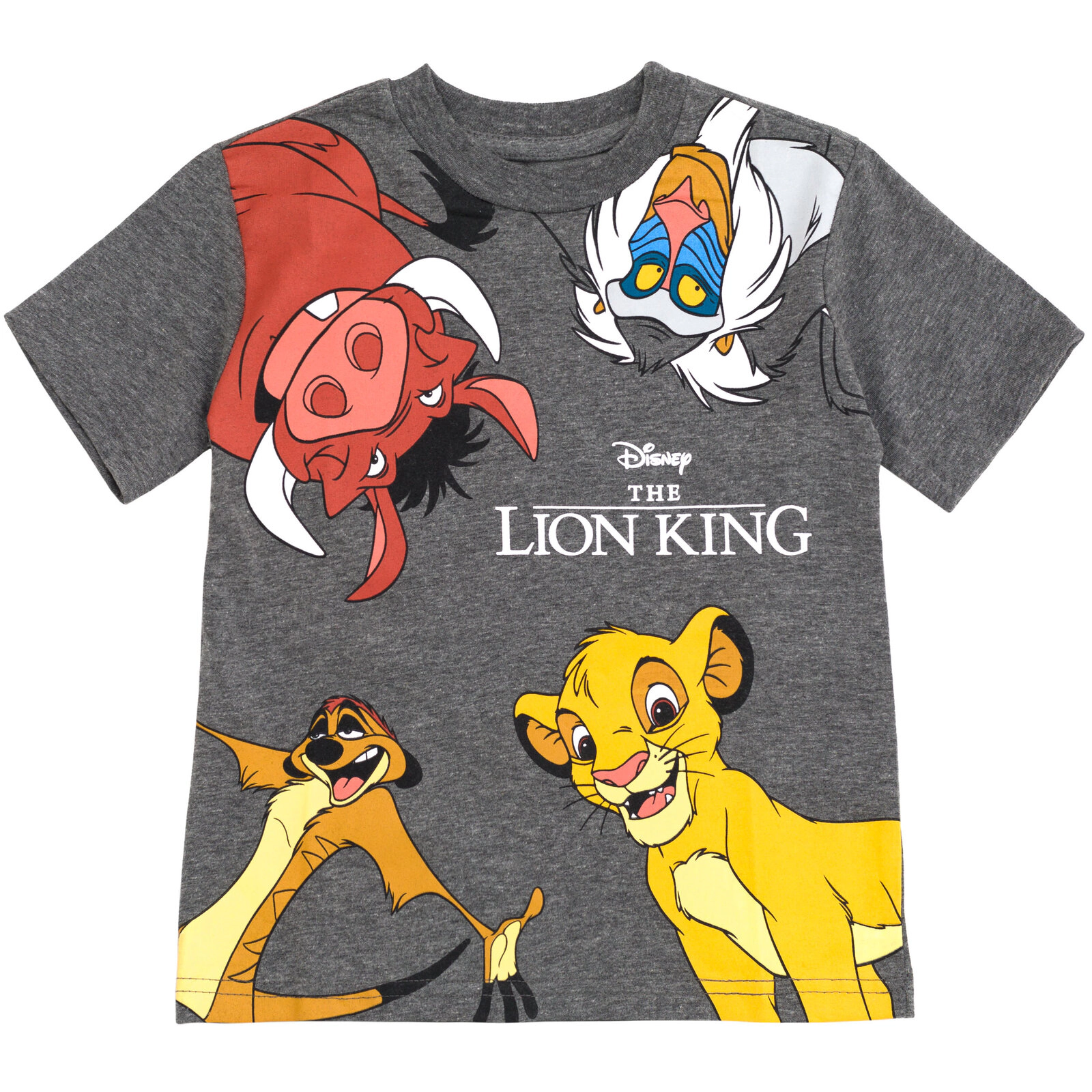 Disney Lion King Boys' 3-Pack Short Sleeve T-Shirt