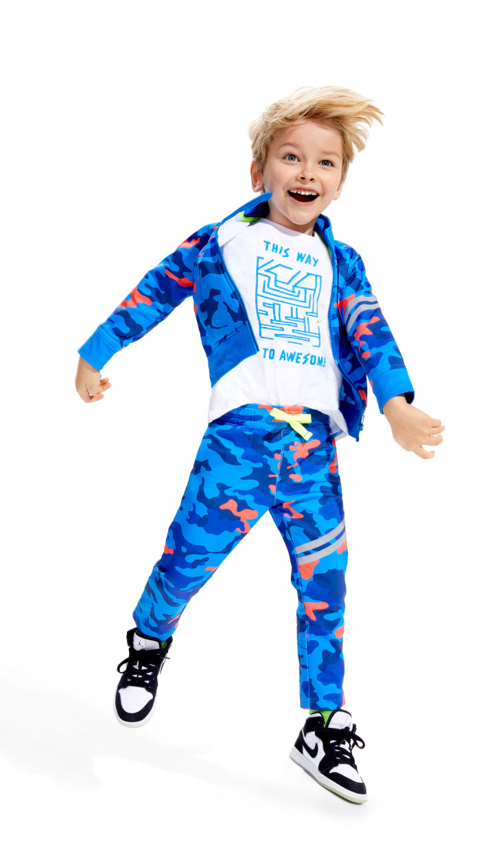 Rockets of Awesome Camo Tech Track Jacket for Boys