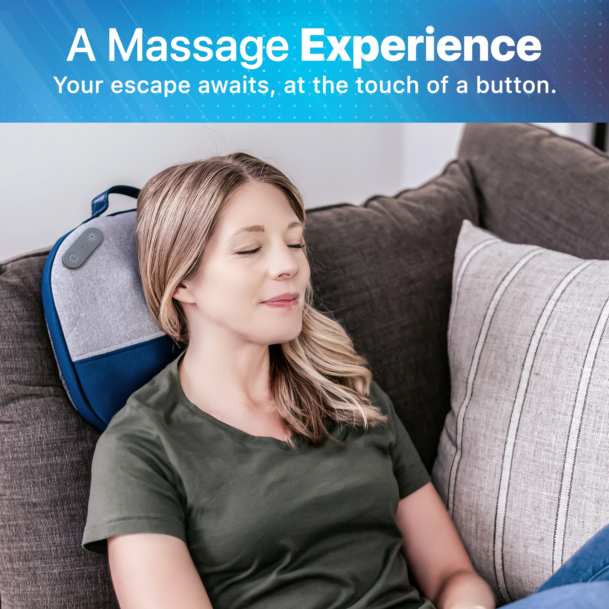 Miko Kumo Cordless Shiatsu Massage Pillow with Heat