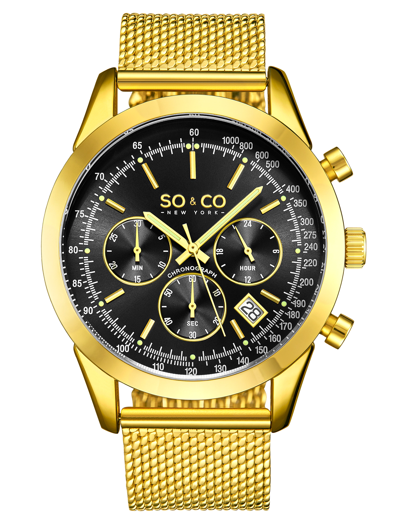 SO&CO 5535 44mm Classic Quartz Watch