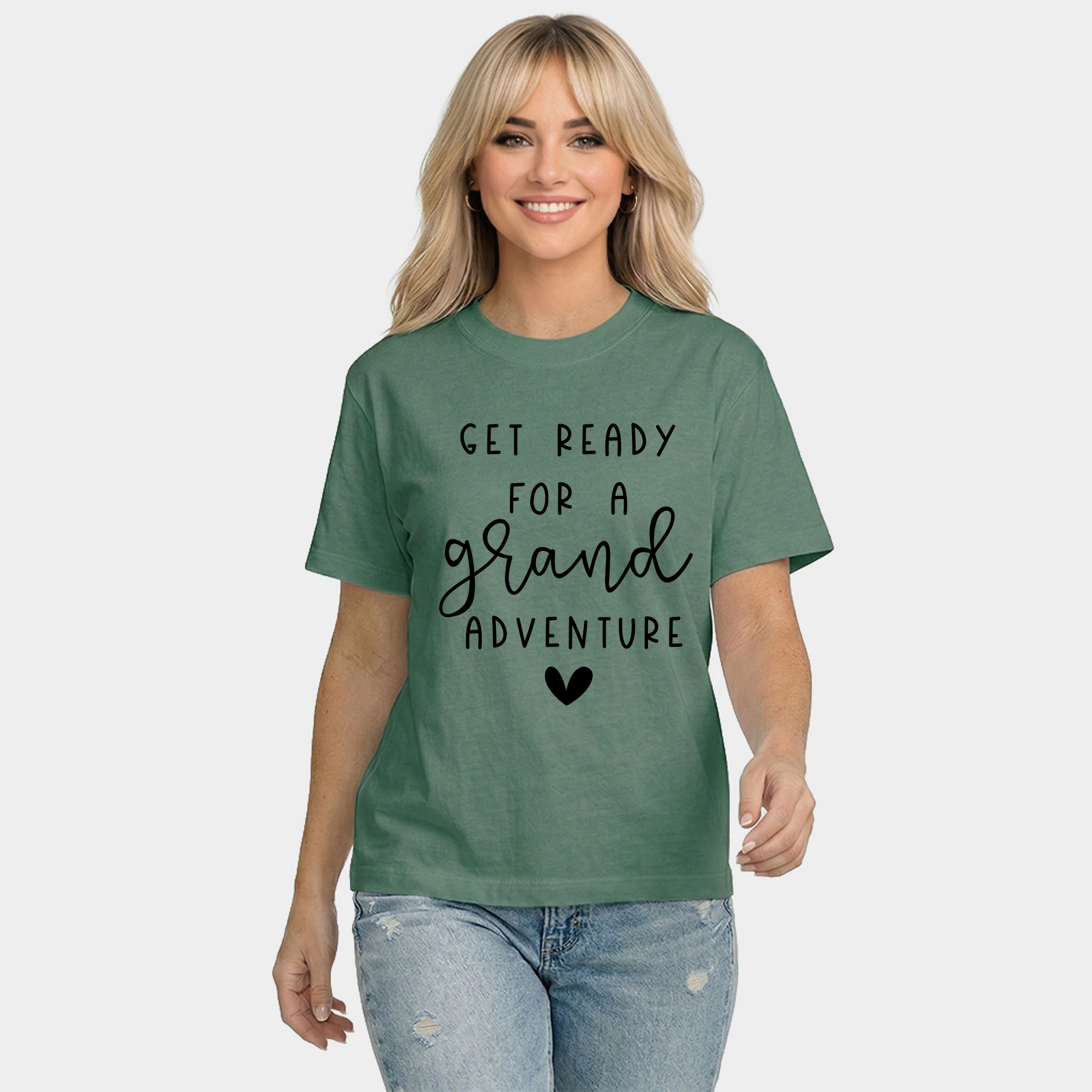 Simply Sage Market - Get Ready Grand Adventure Women's Relaxed Boxy Tee