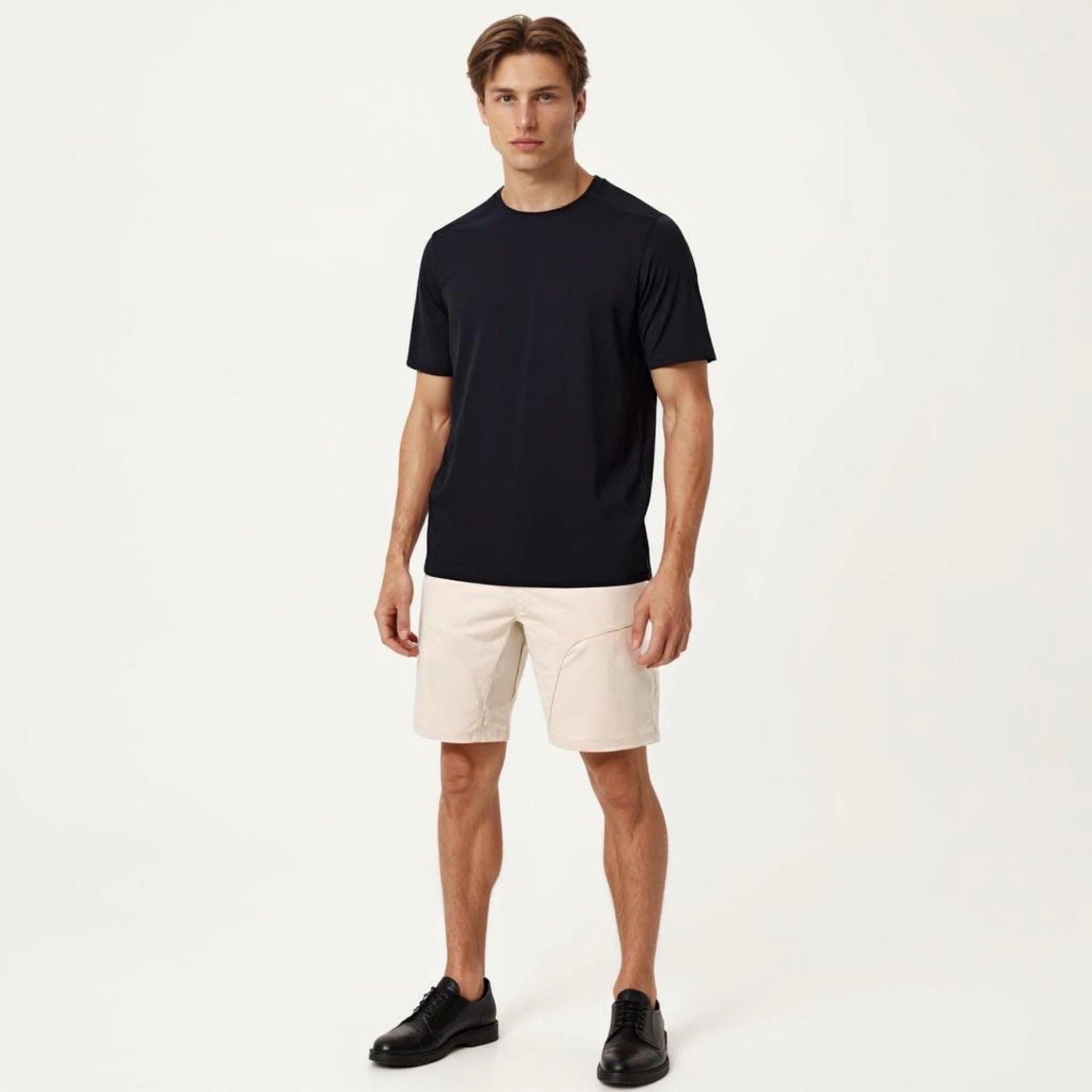 Anna-Kaci Men's Short Sleeve Crew Neck Performance T-Shirt with Lightweight Stretch Fabric