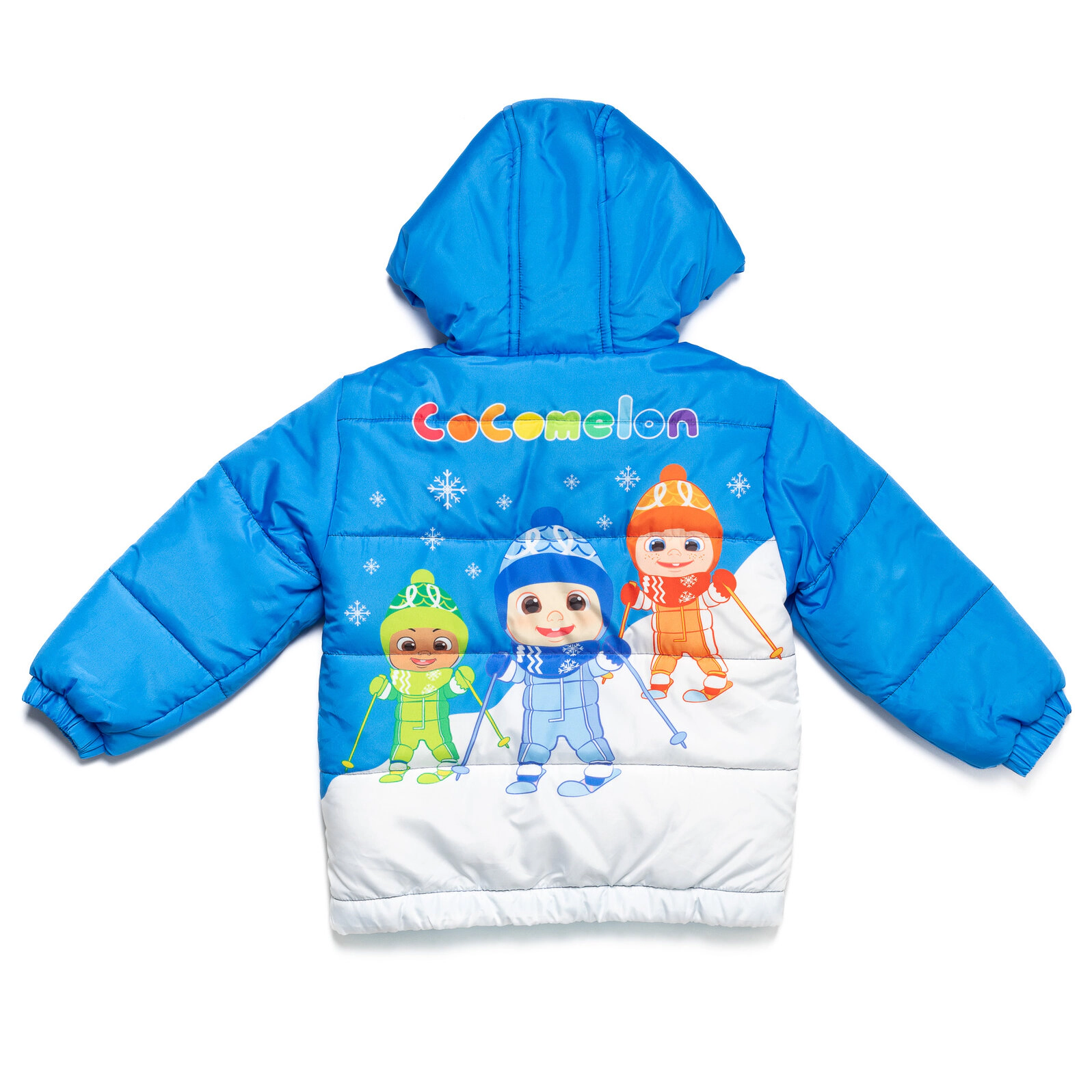 Cocomelon Boys' Hooded Puffer Jacket