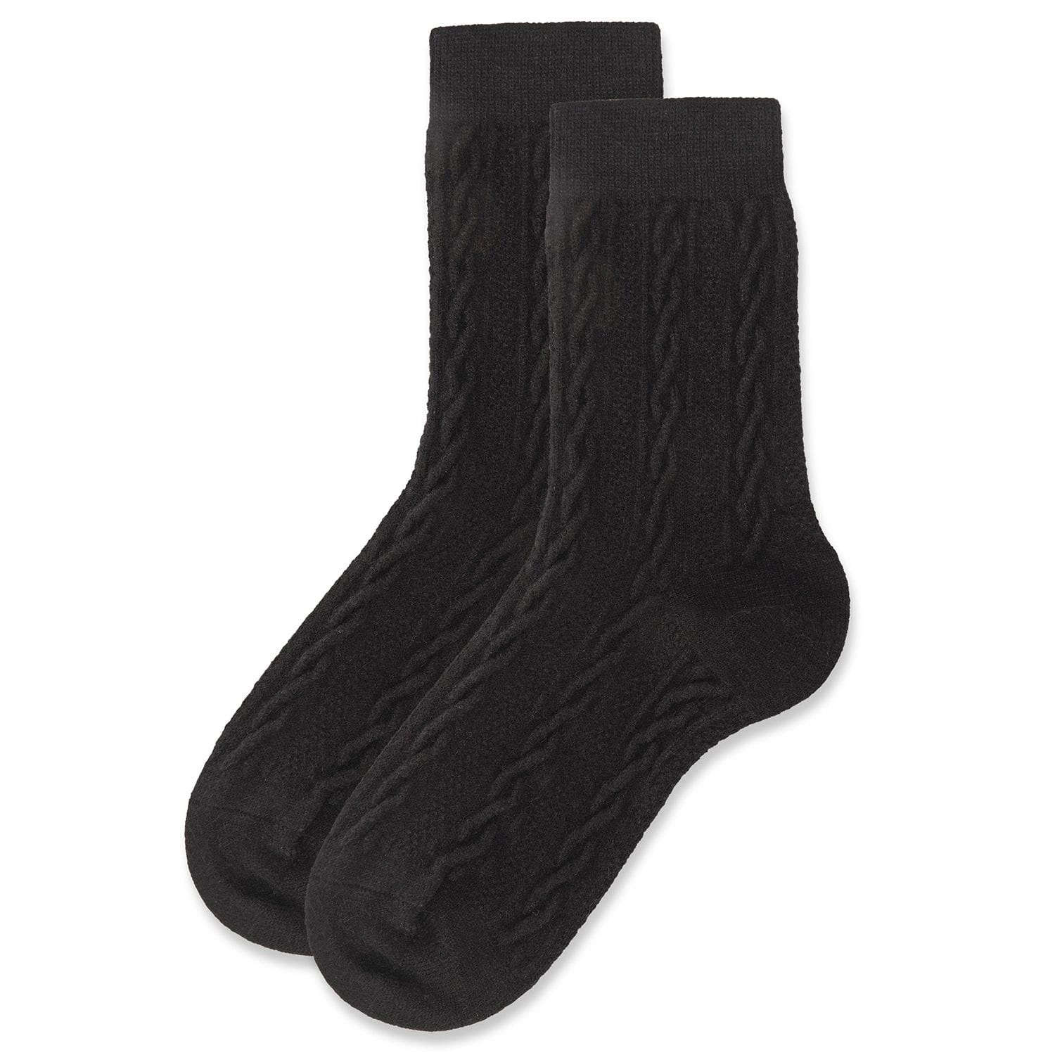 MeMoi Women's Classic Cozy and Warm Cable Knit Crew Socks