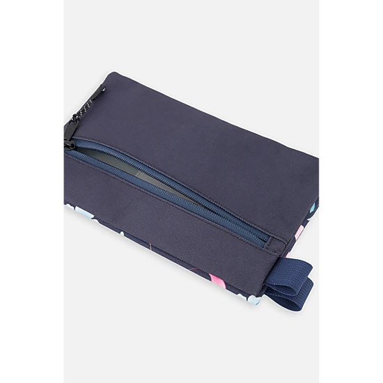 Deux par Deux Girls Floral Print Double-Compartment Pencil Case