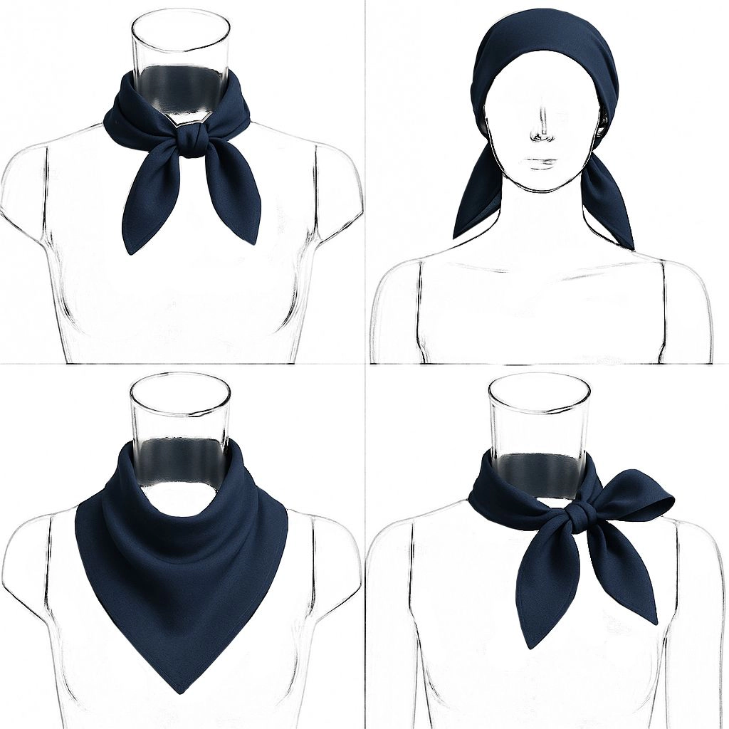 Anna-Kaci Women's Chain Print Satin Scarf with Luxury Inspired Design 20×20 Inches