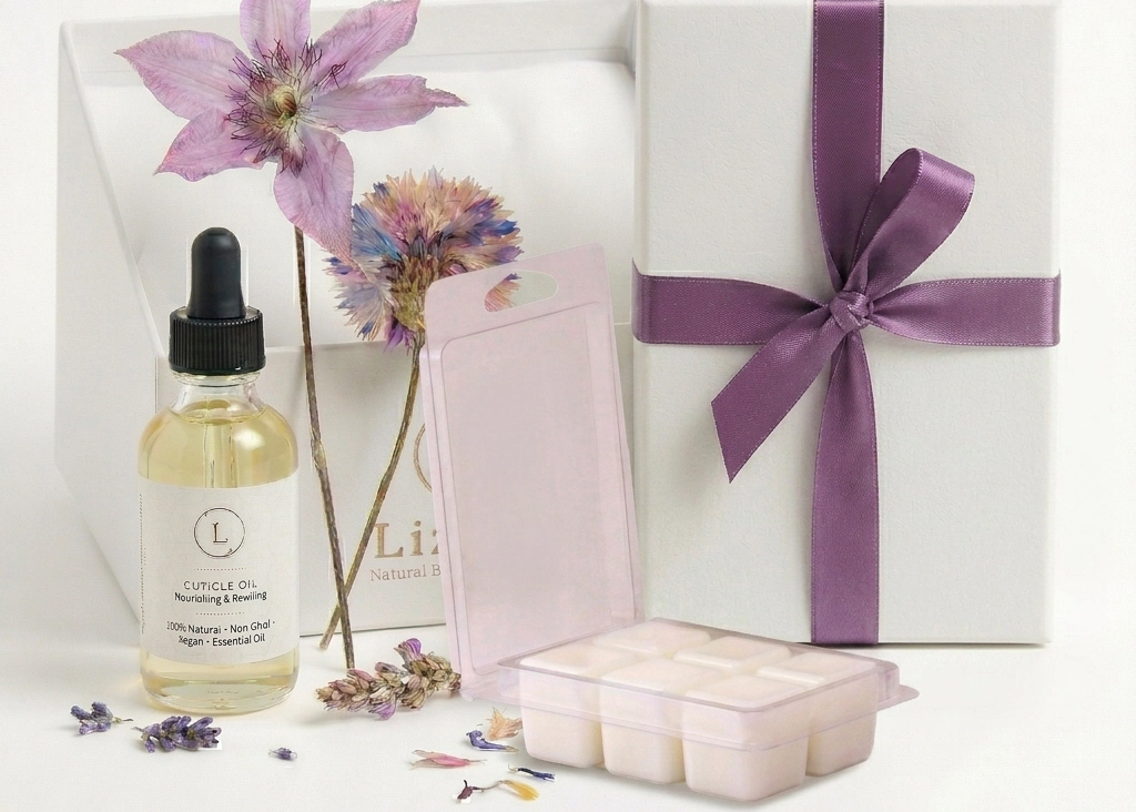 Lizush Hand Care Ritual Set - Organic Nail & Cuticle Oil and Exfoliating Hand Scrub
