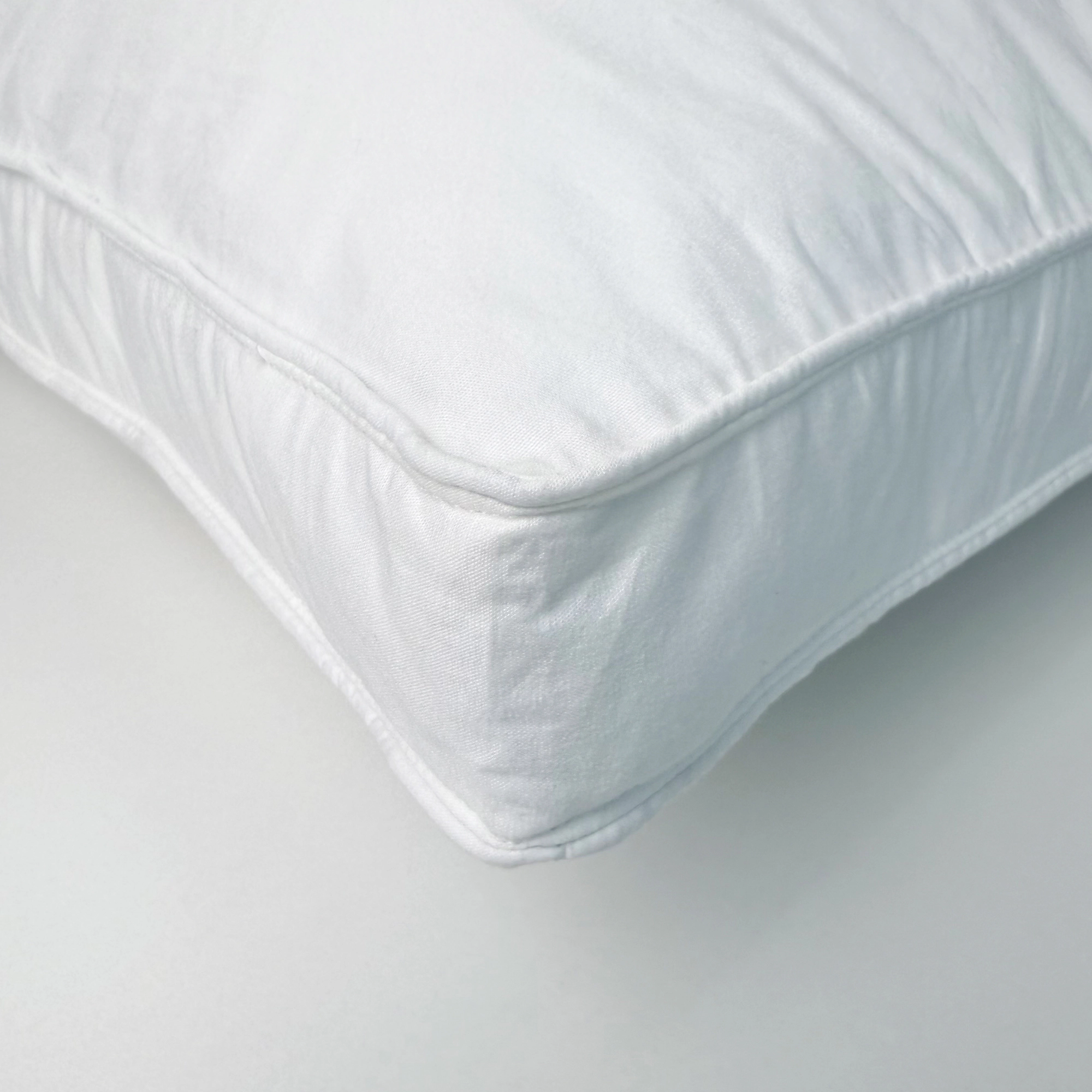 PEACENEST 100% Cotton Goose Down Feather Bed Pillows Set of 2