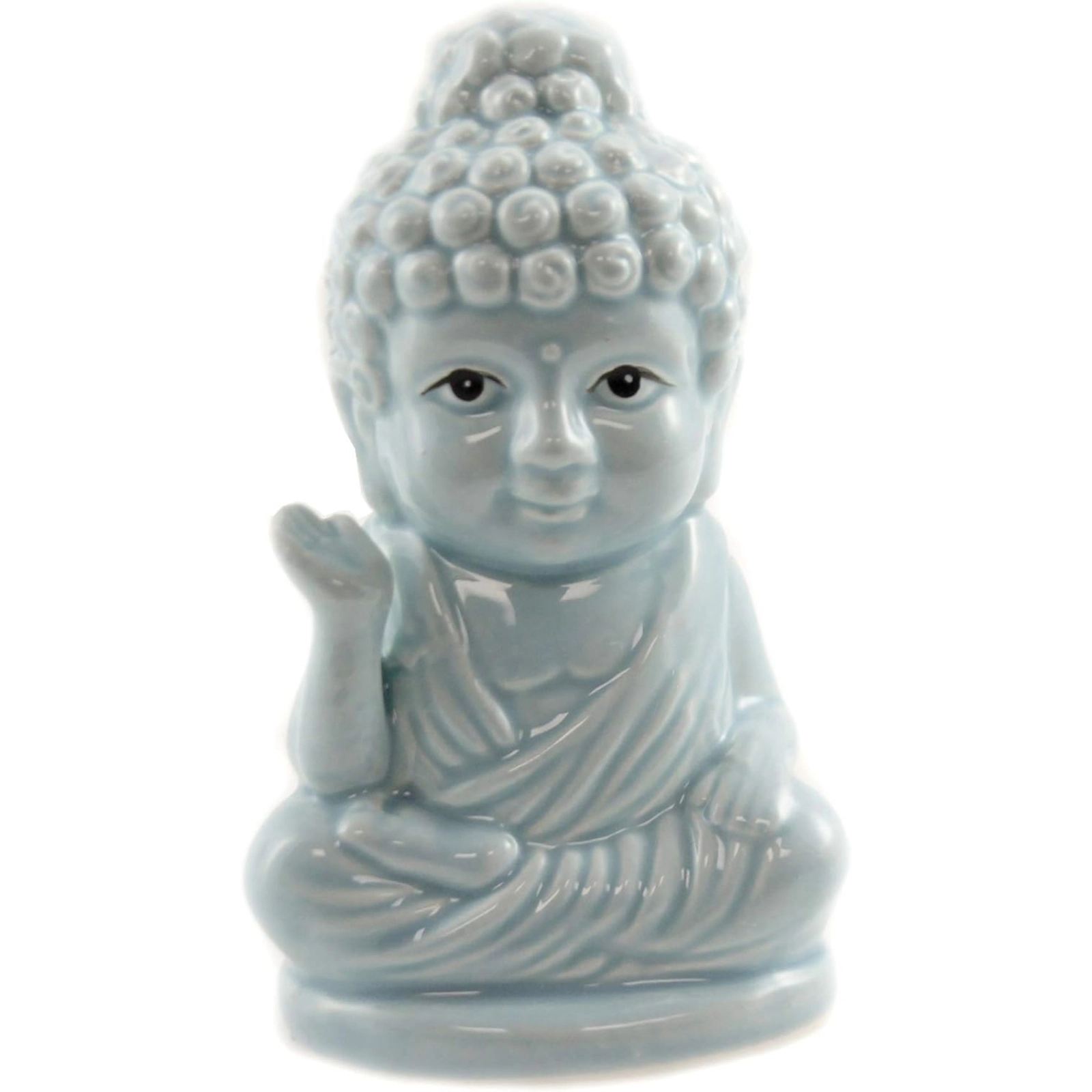 Pacific Giftware Sitting Buddha Ceramic Salt and Pepper Shaker Set