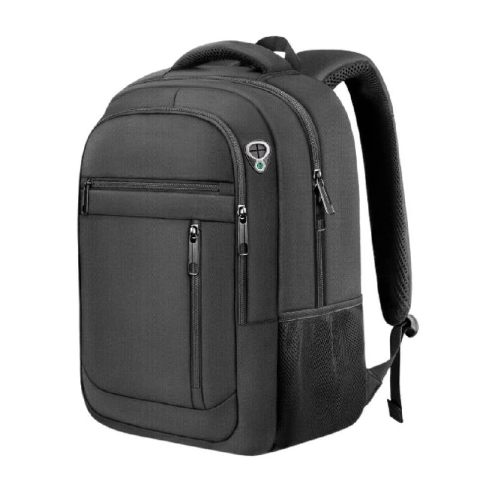 Clear Skye Unisex Black Lightweight Water-Resistant Travel Backpack