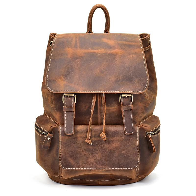 Steel Horse Leather Unisex The Hagen Backpack | Vintage