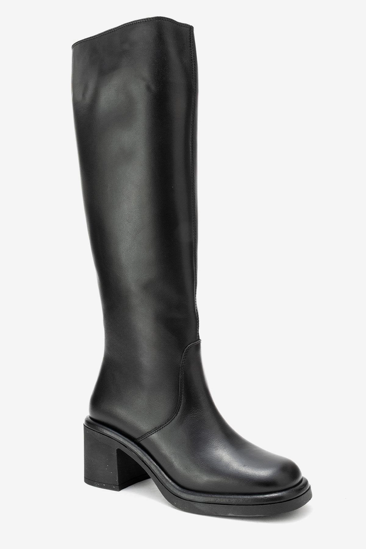 Forever & Always Womens Fros Leather Knee High Boot