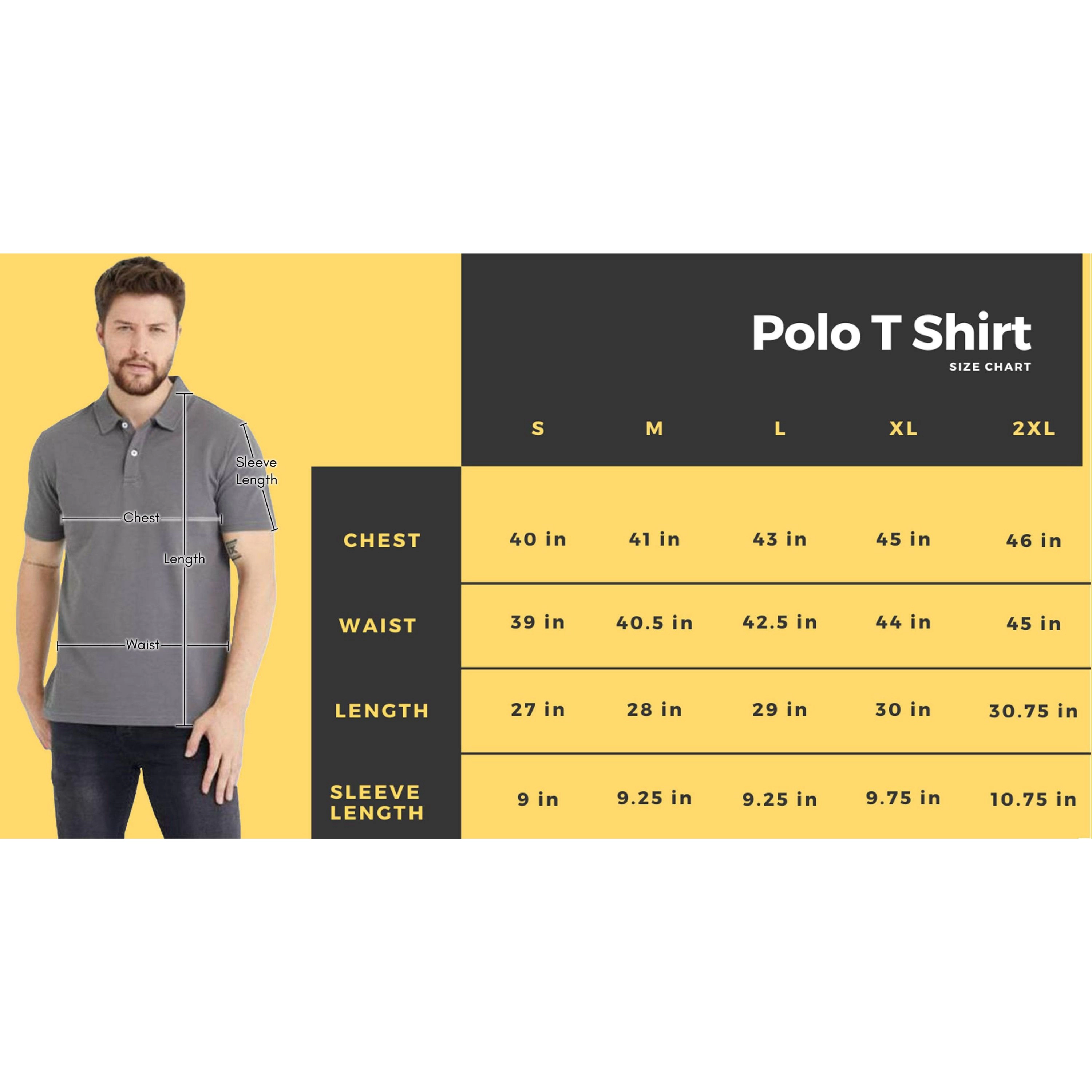 Wear Sierra Men's Classic Short Sleeve Polo Shirt