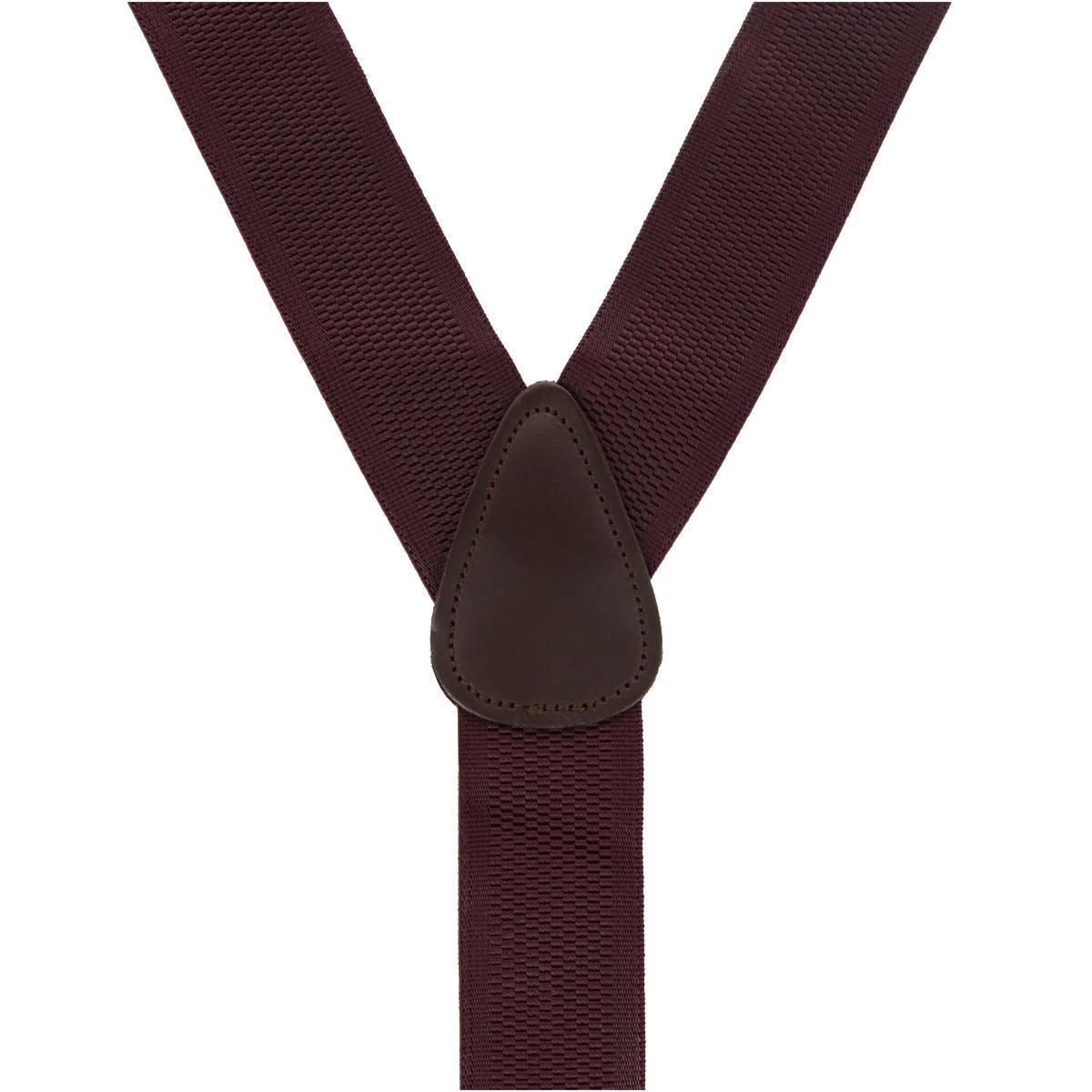 Trafalgar Men's Classic Solid Color Convertible Suspenders