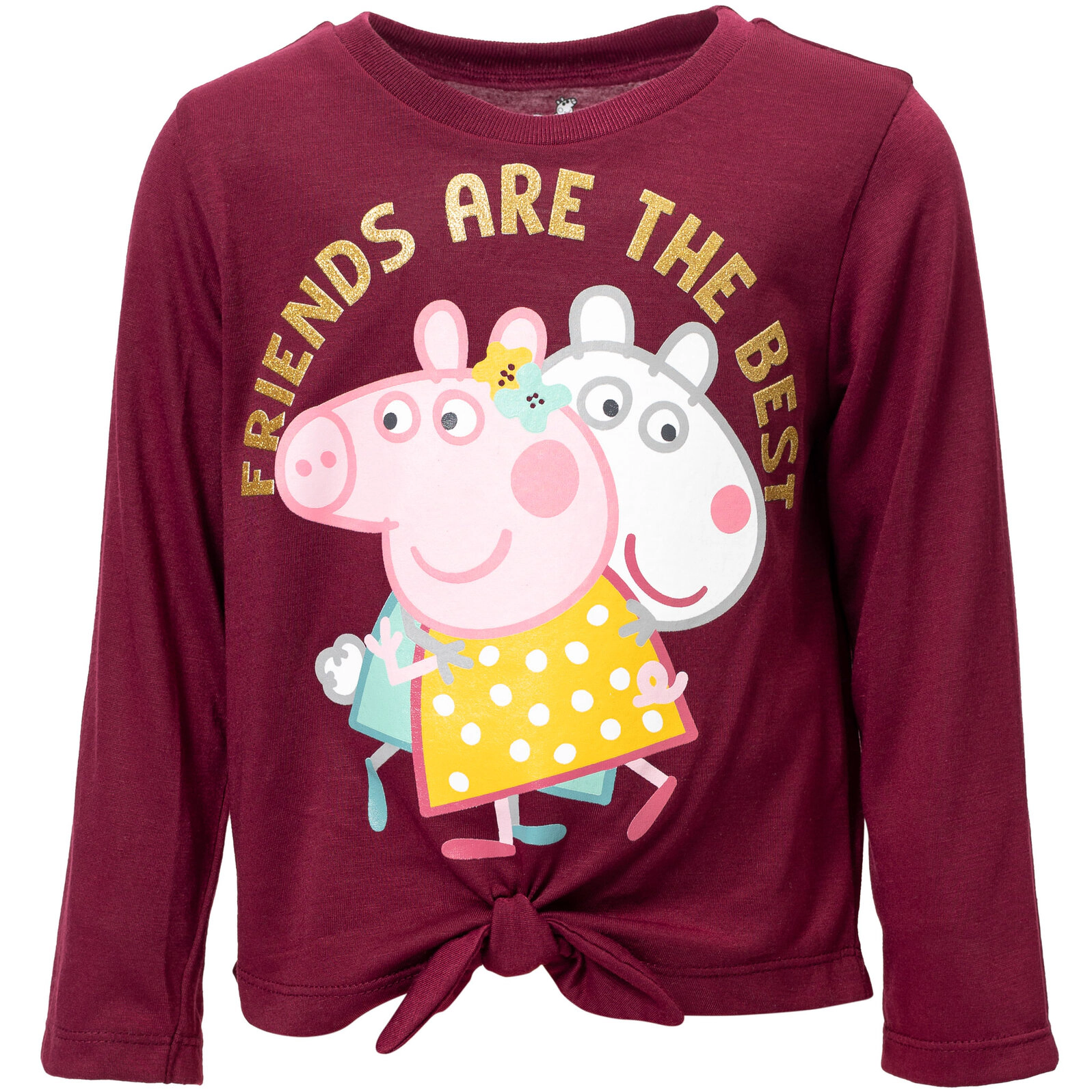 Peppa Pig Little Girls' Glitter 2-Piece Tee and Leggings Set
