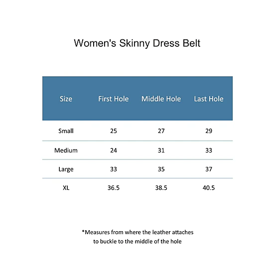 CTM® Women's Skinny 1/2 Inch Dress Belt (Pack of 2 Colors)