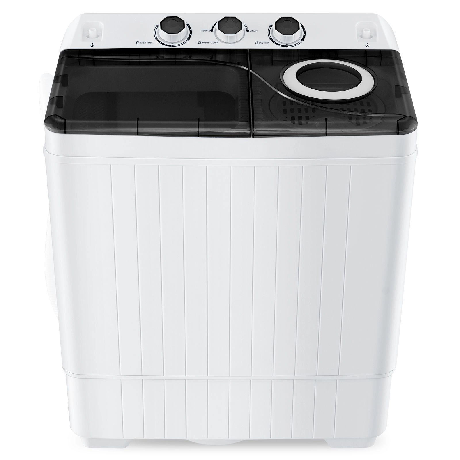 SlickBlue Portable Twin Tub Washing Machine 18 Lb Washer 8 Spinner