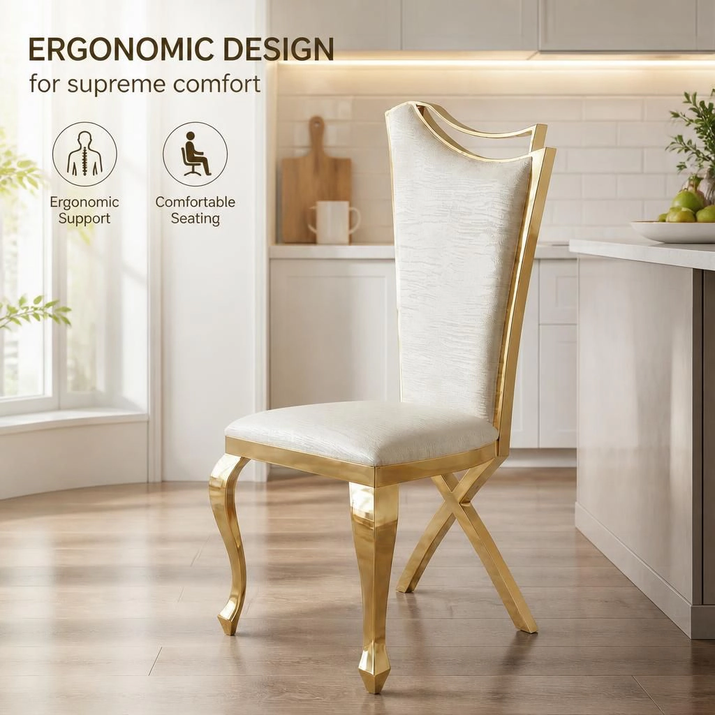 GOODSILO Modern Comfortable Dining Side Chair, Set of 2