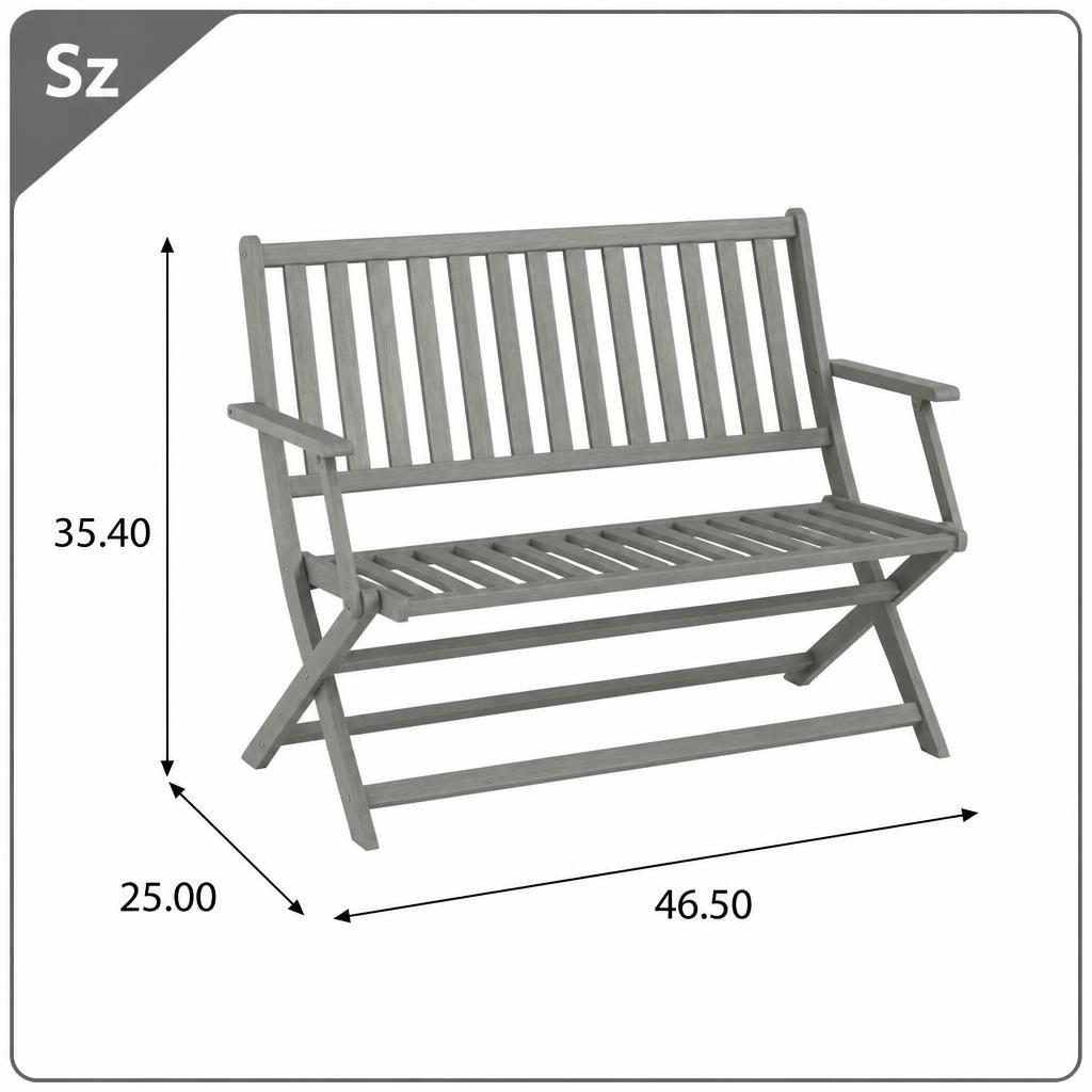 WOW PIONEER Solid Acacia Wood Patio Chair