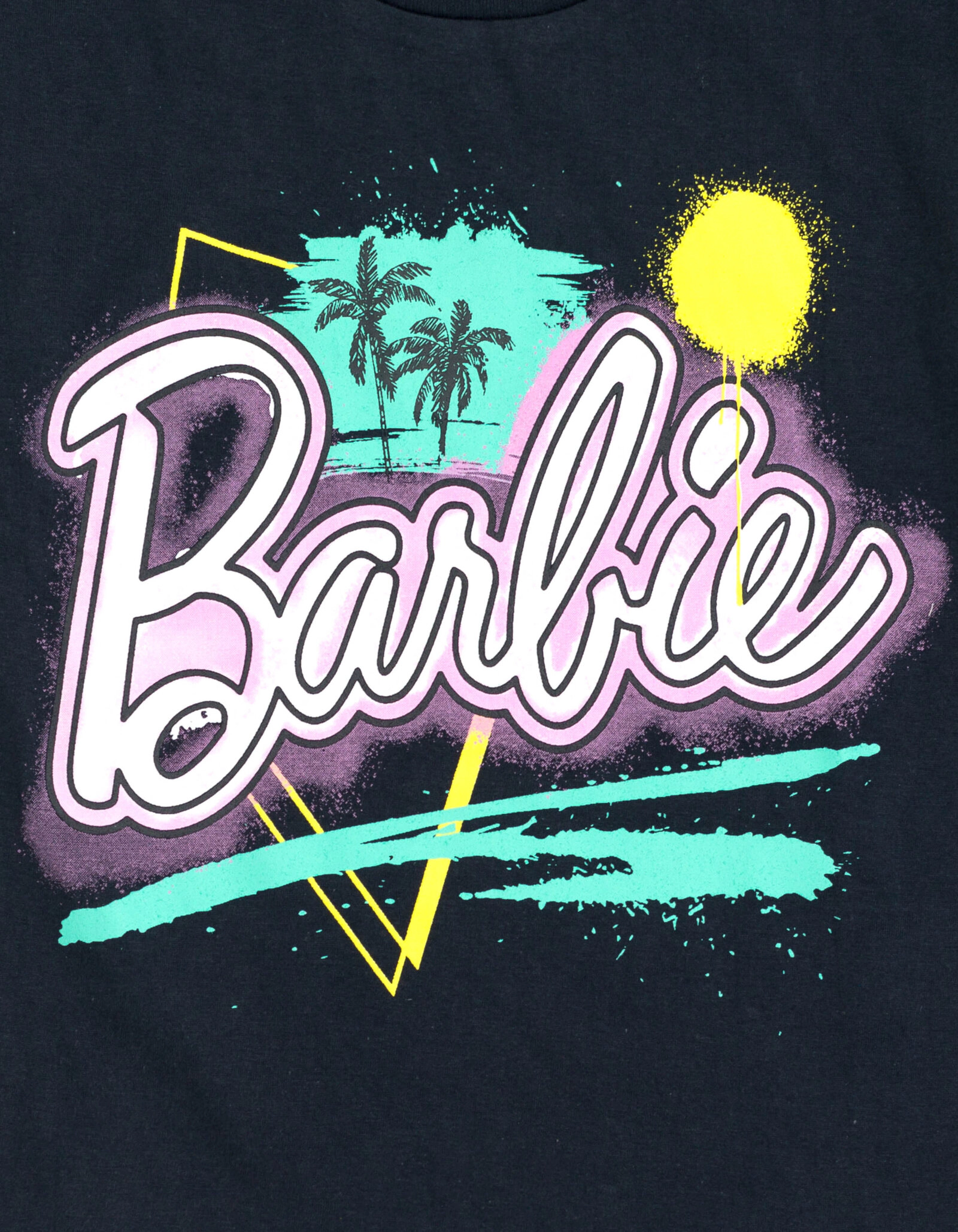 Barbie Girls' 2-Piece T-Shirt and French Terry Shorts Set