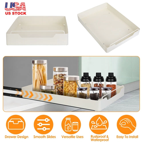 GBruno Carbon Steel Pull-Out Cabinet Organizer Drawer