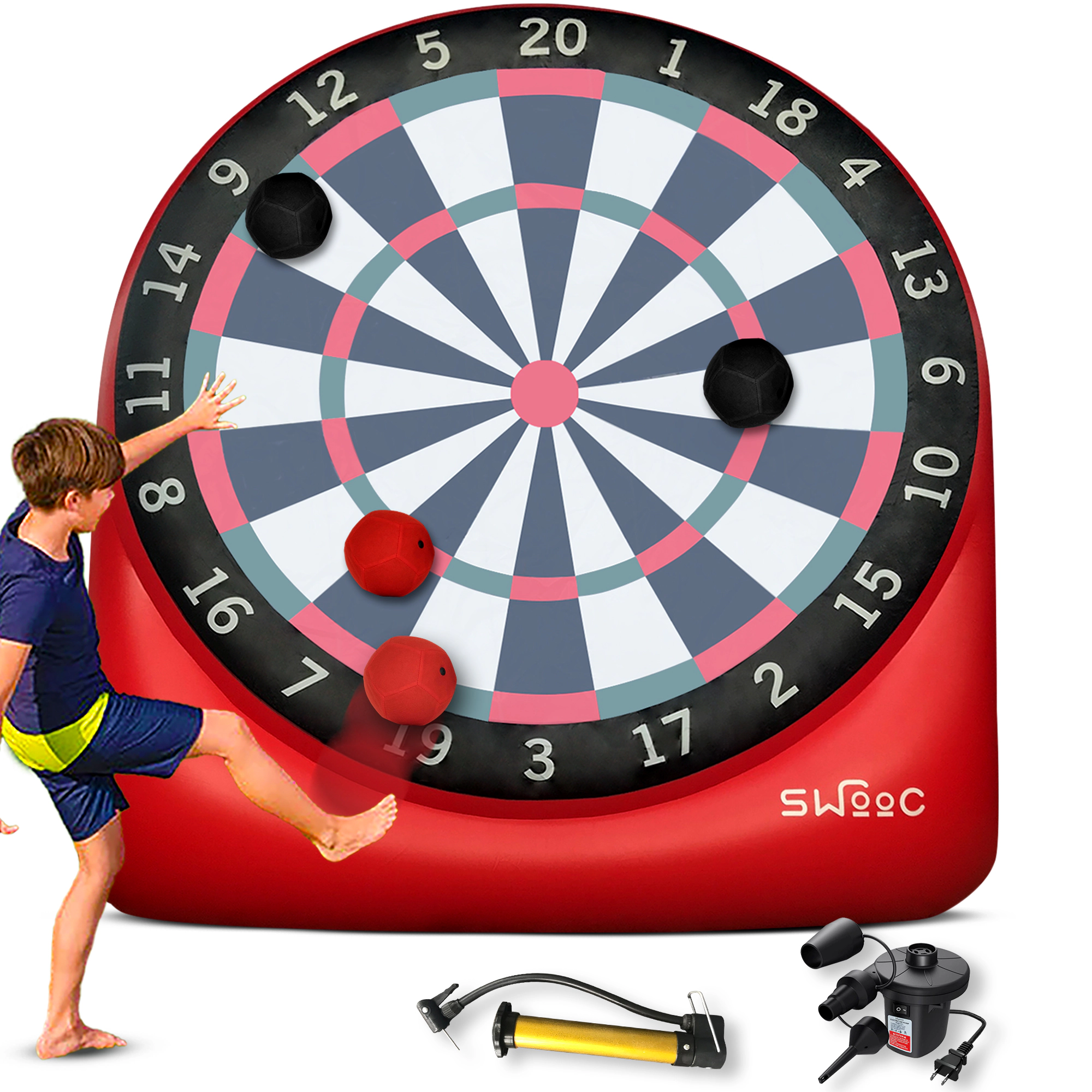 Swooc Games | Premium Giant Kick Darts Game