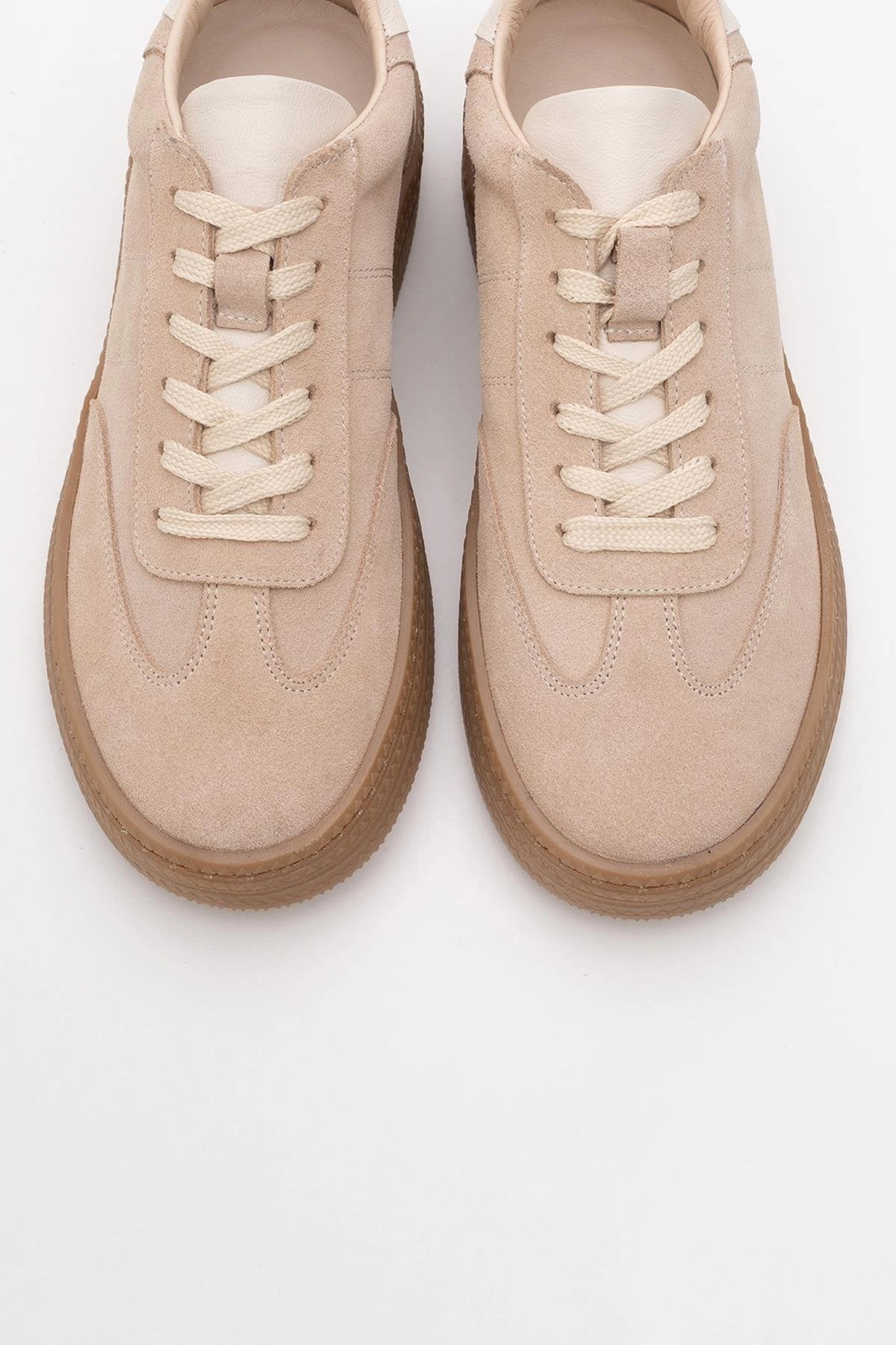 Forever & Always Womens Fyore Leather Sneakers
