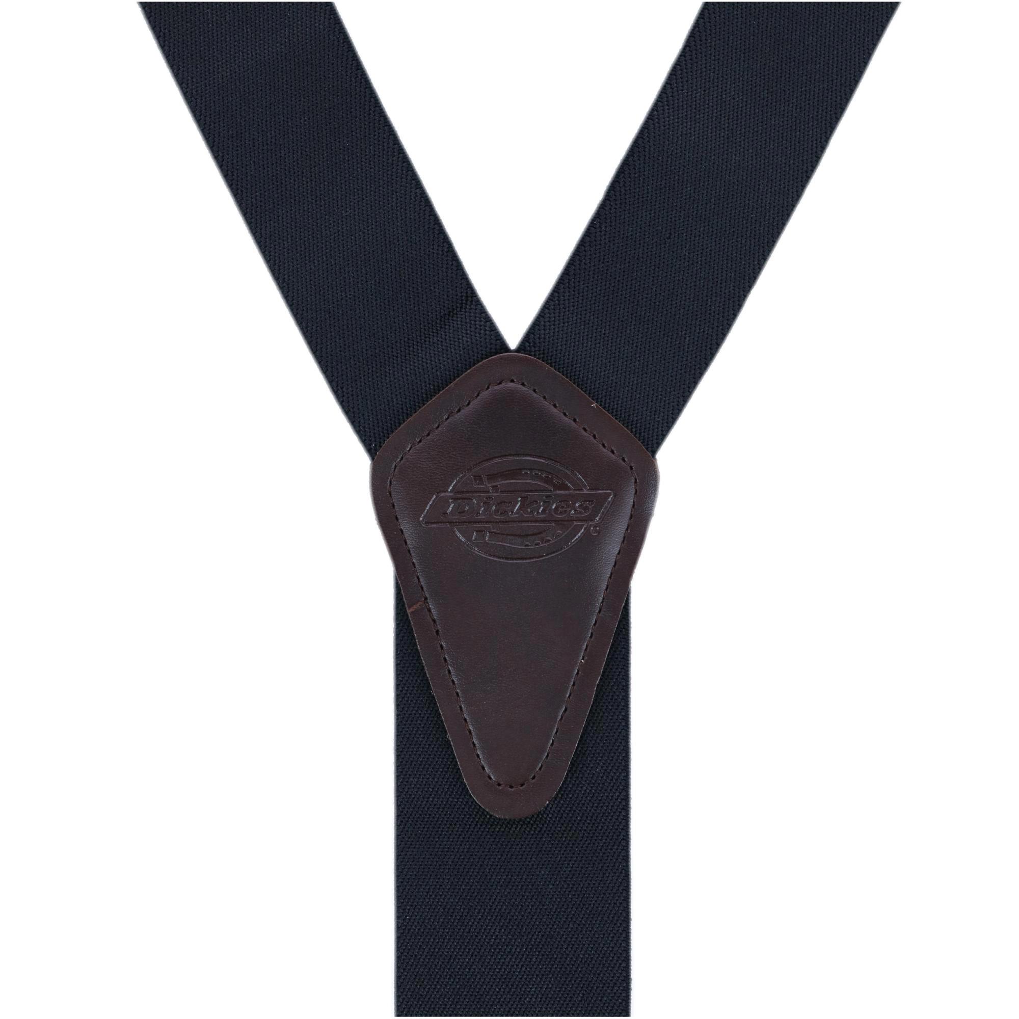 Dickies Men's Elastic Solid Color Suspender with Belt Clip-End