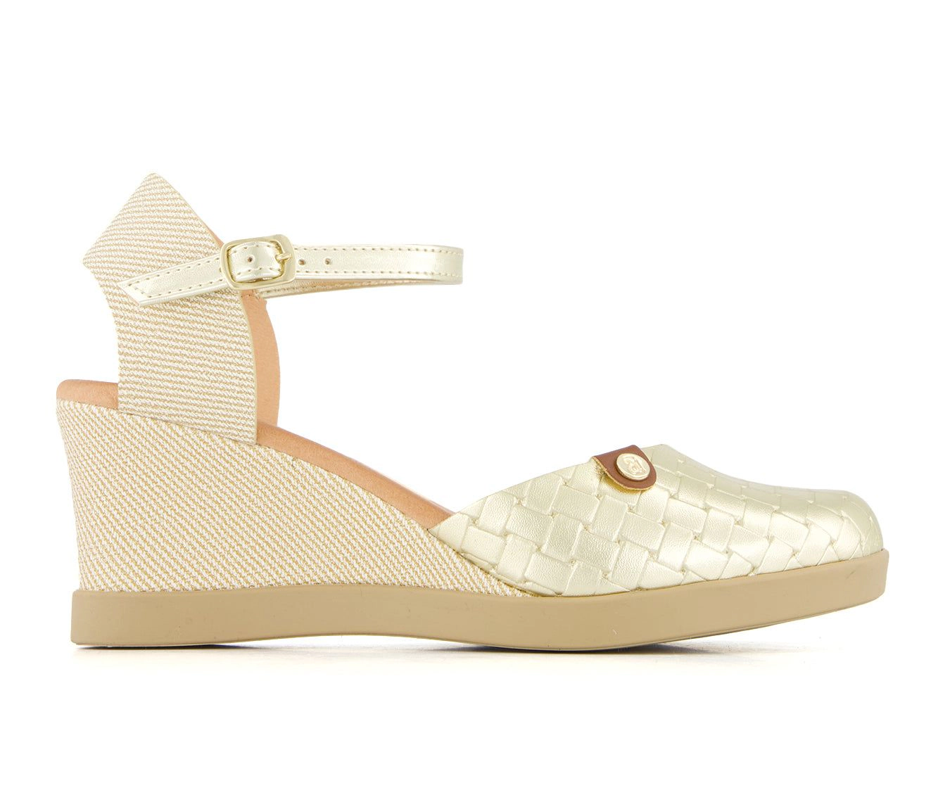 Andrea Womens Wedge Ankle Strap Summer Shoes