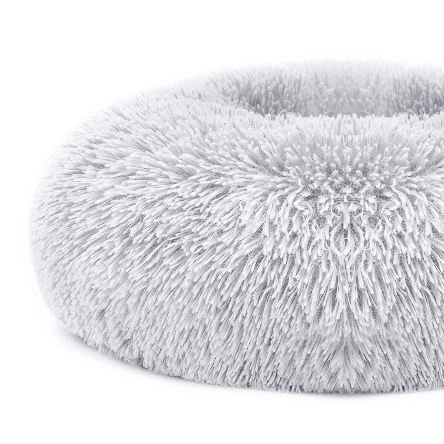 GBruno Plush Fleece Pet Bed With Supportive Rim