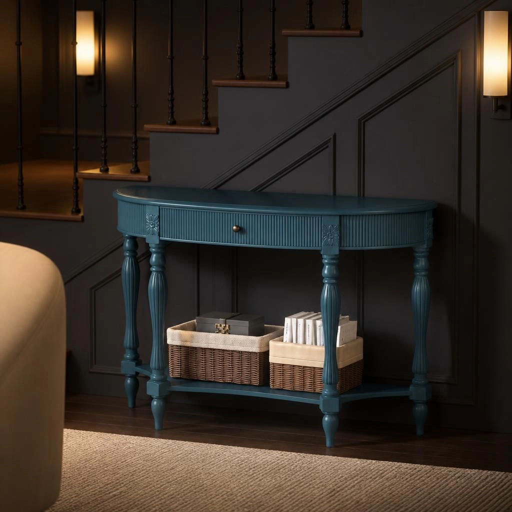 GOODSILO Narrow Rectangular Console Table Accent