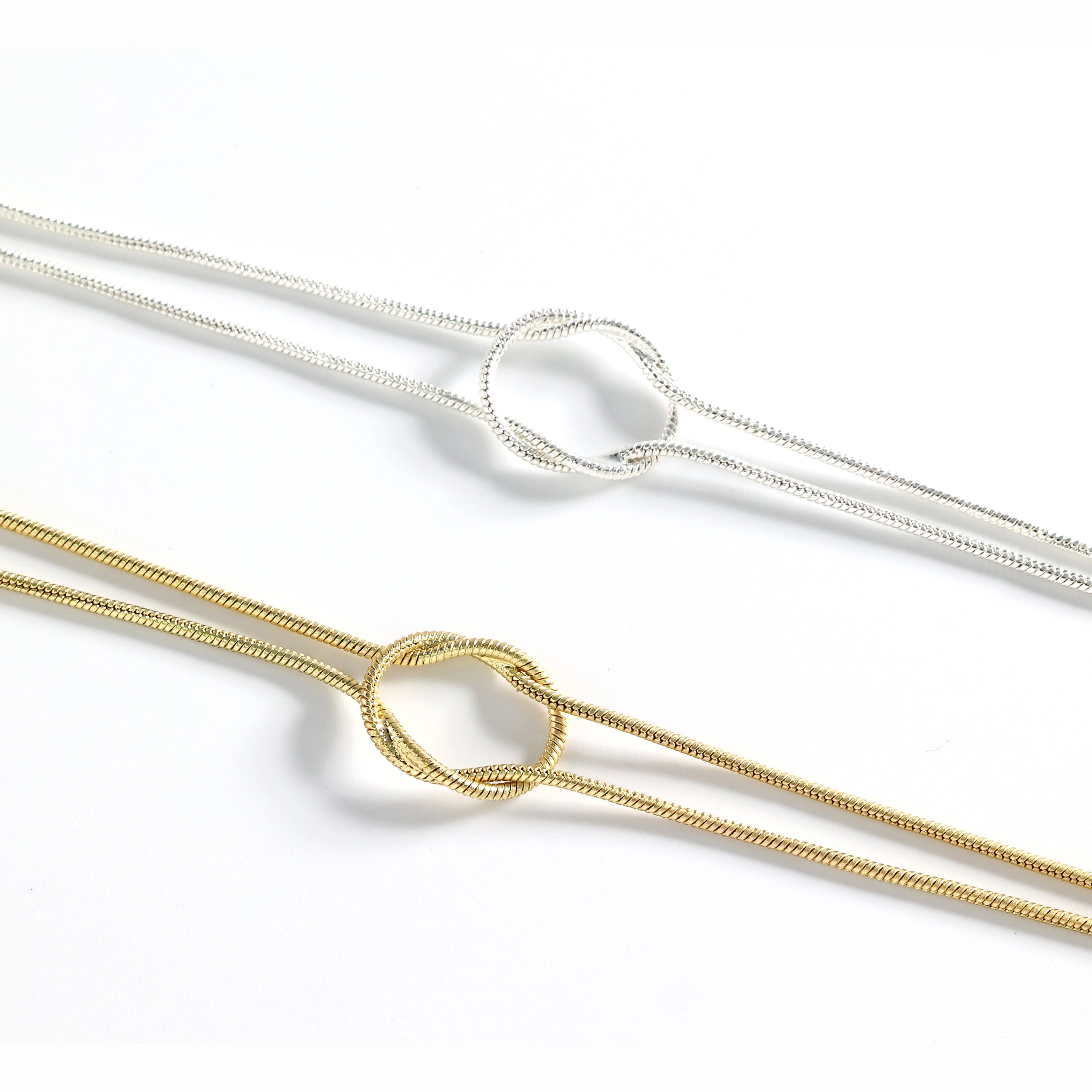 Mint & Lily Women's Dainty Knot Bracelet