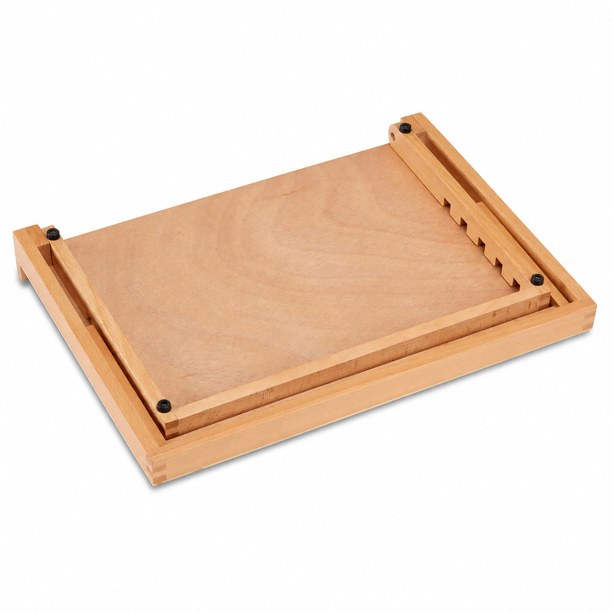 KINGART Adjustable Flat Surface Wood Table Easel - Beechwood