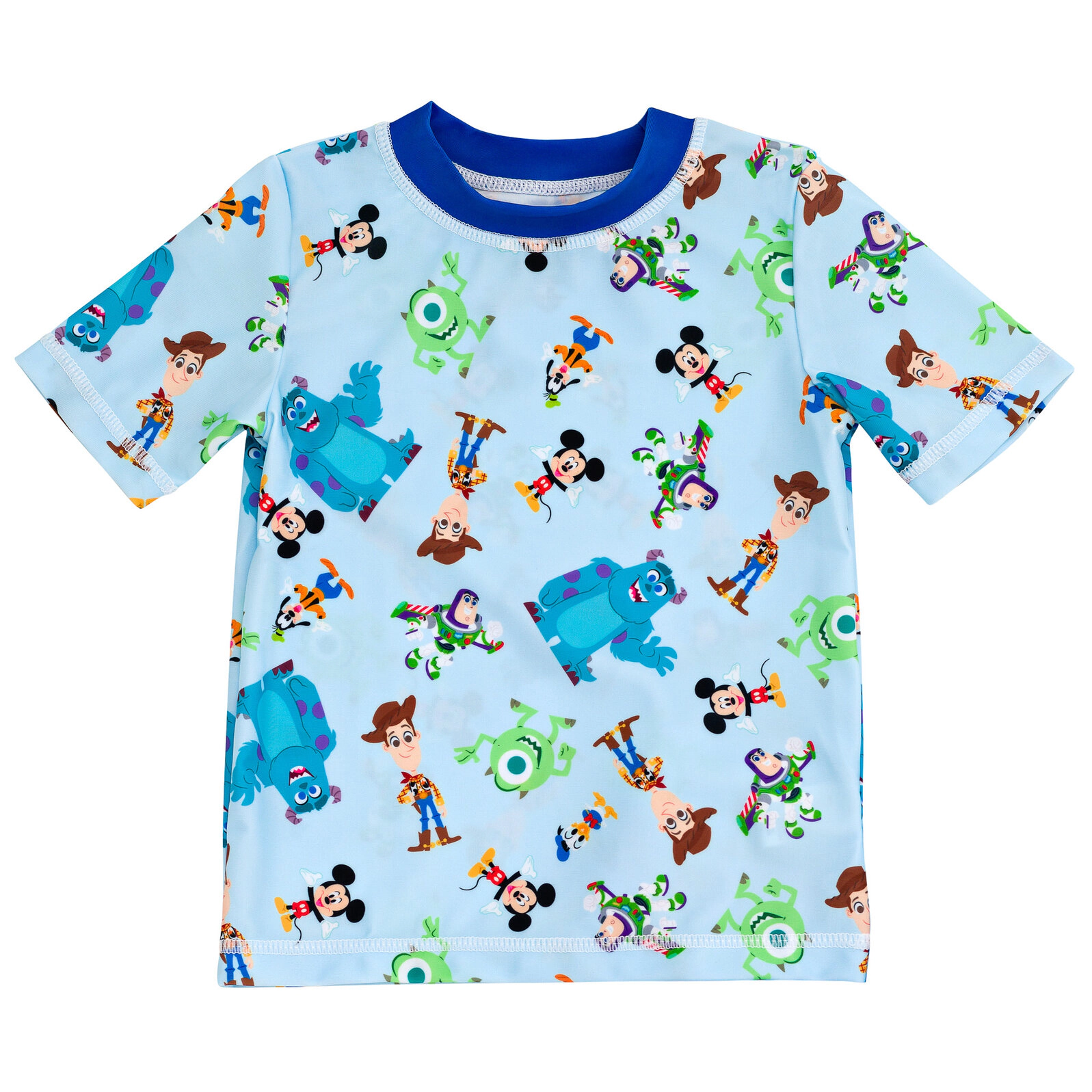 Disney Boys' 2-Piece Rash Guard and Swim Trunks Set