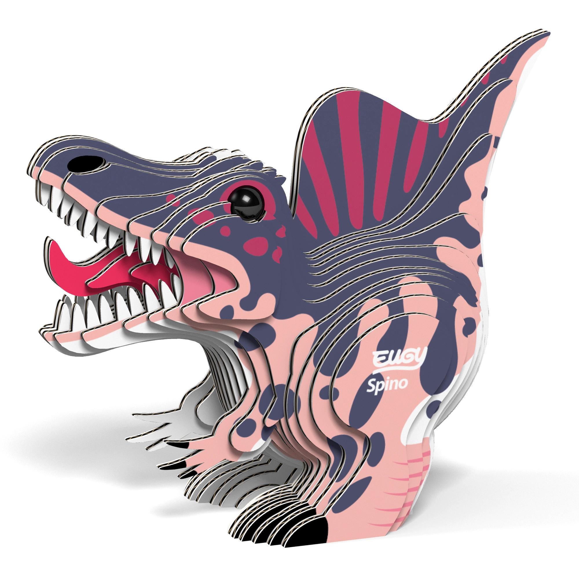 EUGY Spino 3D Puzzle - contains 24 puzzle pieces