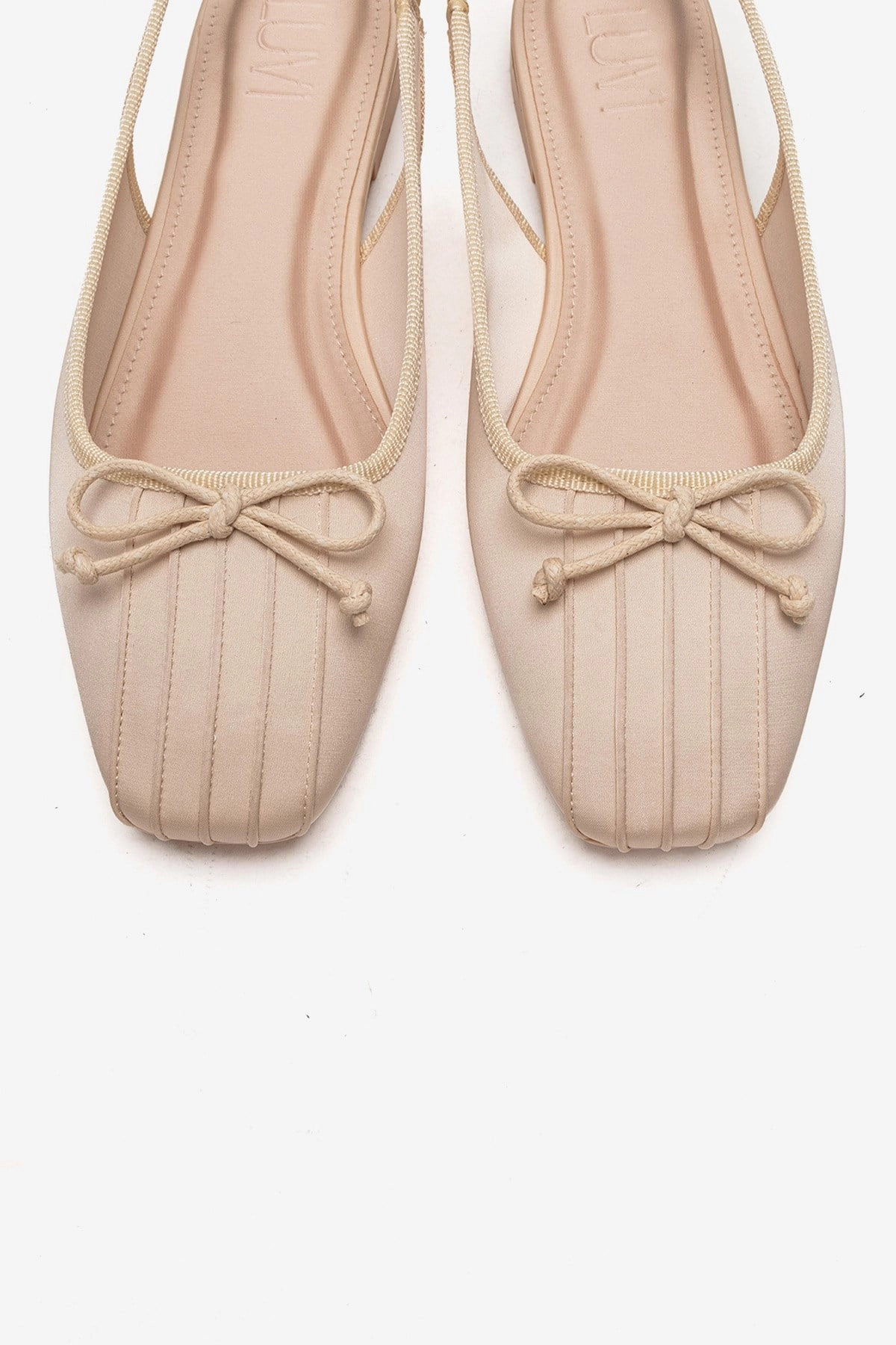 Prologue Shoes Womens Zelvia Bow Slingback Ballet Flat