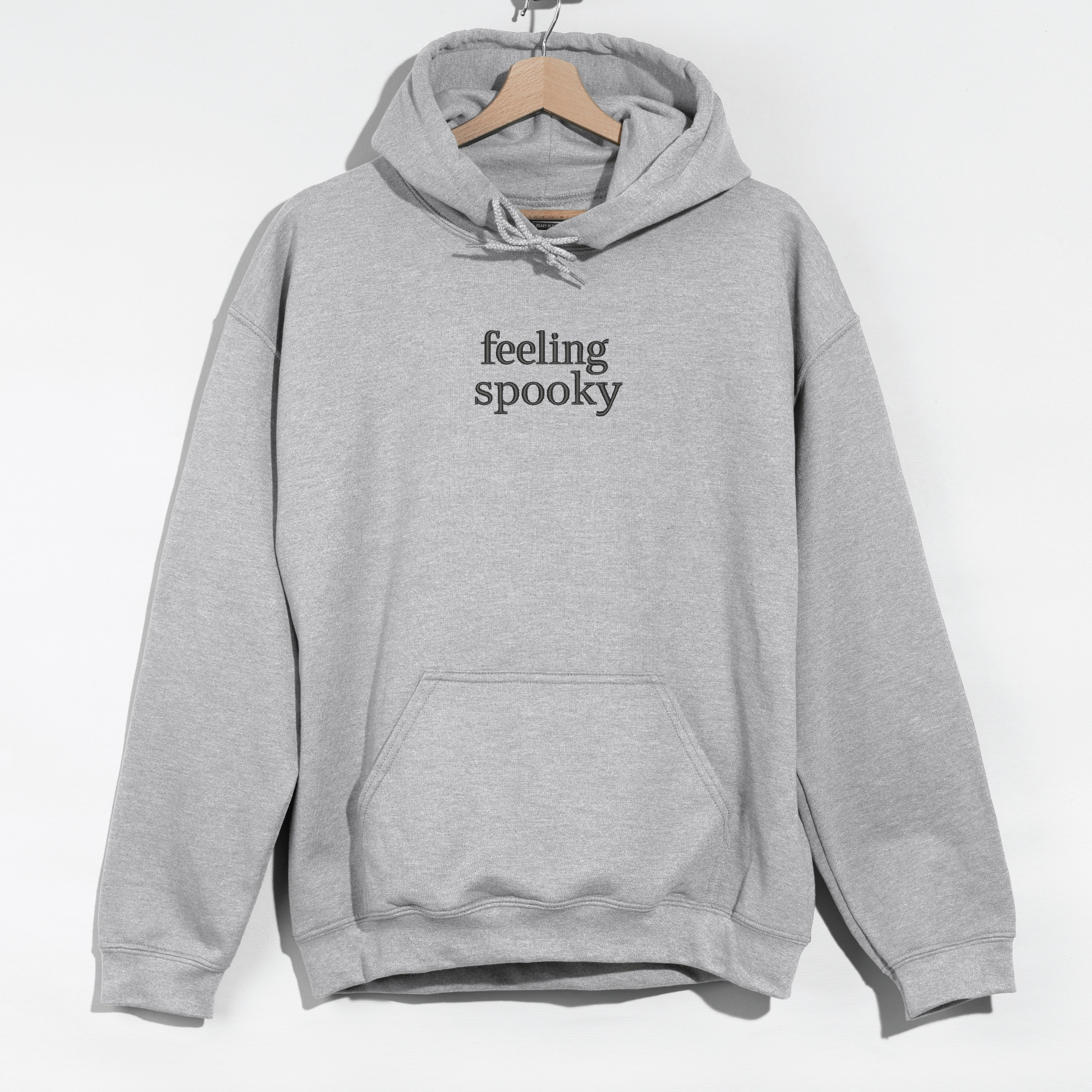 Simply Sage Market - Women's Graphic Hoodie Embroidered Feeling Spooky