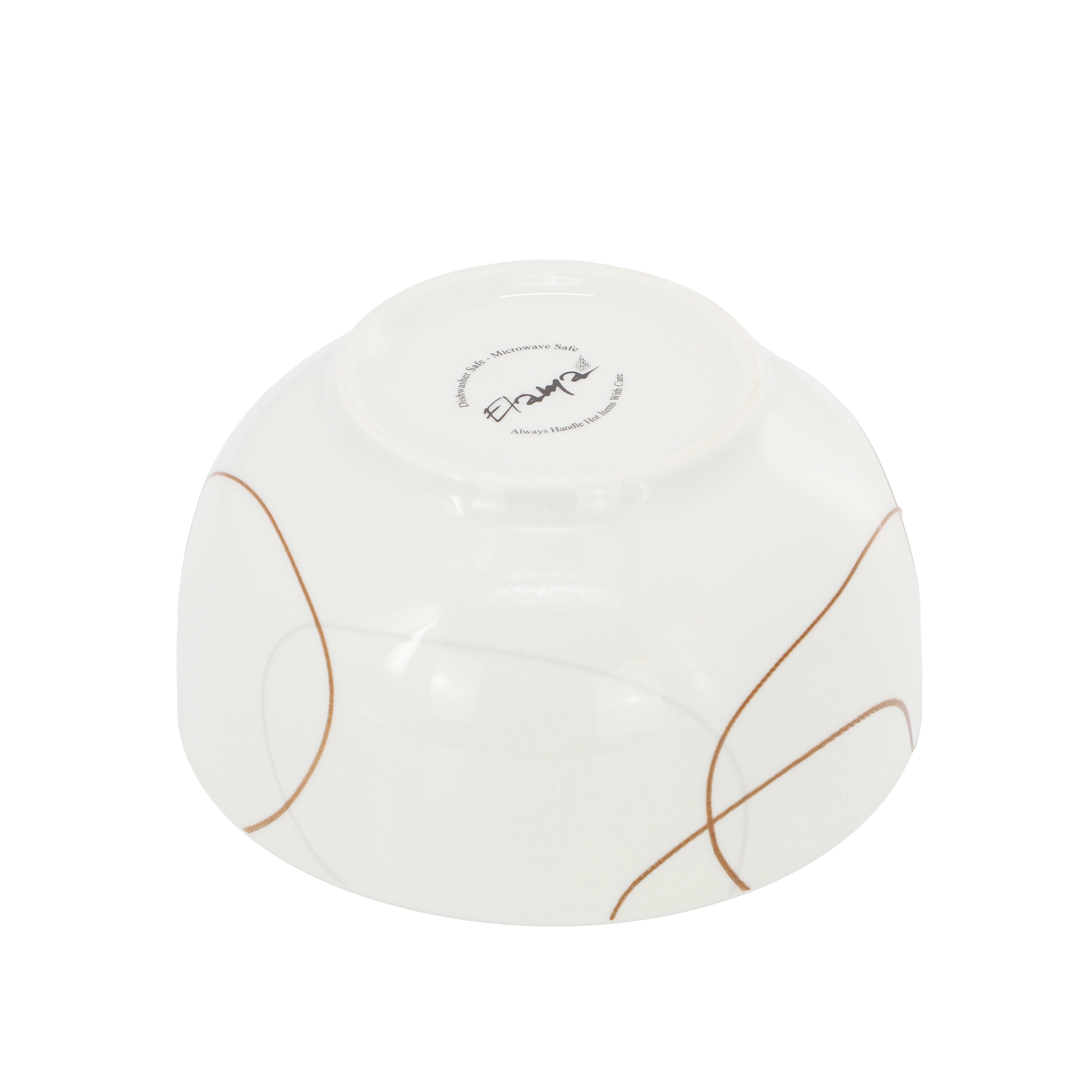 Elama Sydney Piece Porcelain Double Bowl Dinnerware Set
