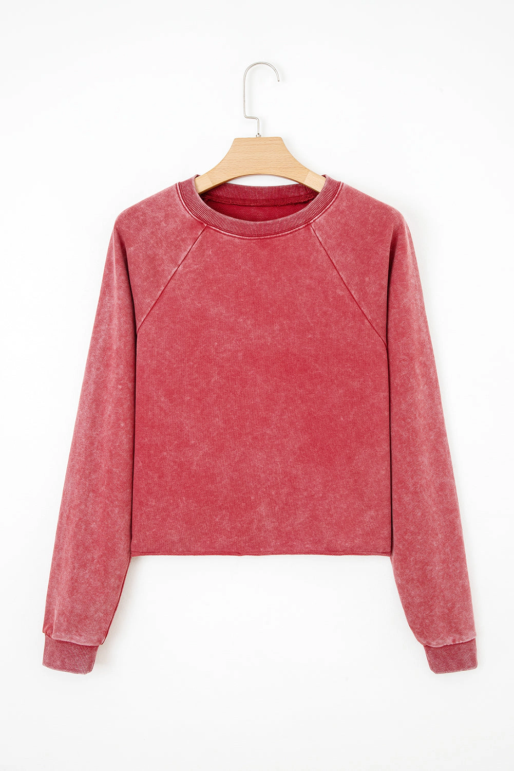 Threaded Pear Women's Liberty Raw Hem Crop Sweatshirt