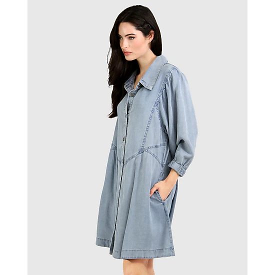Belle & Bloom Supercut Denim Dress